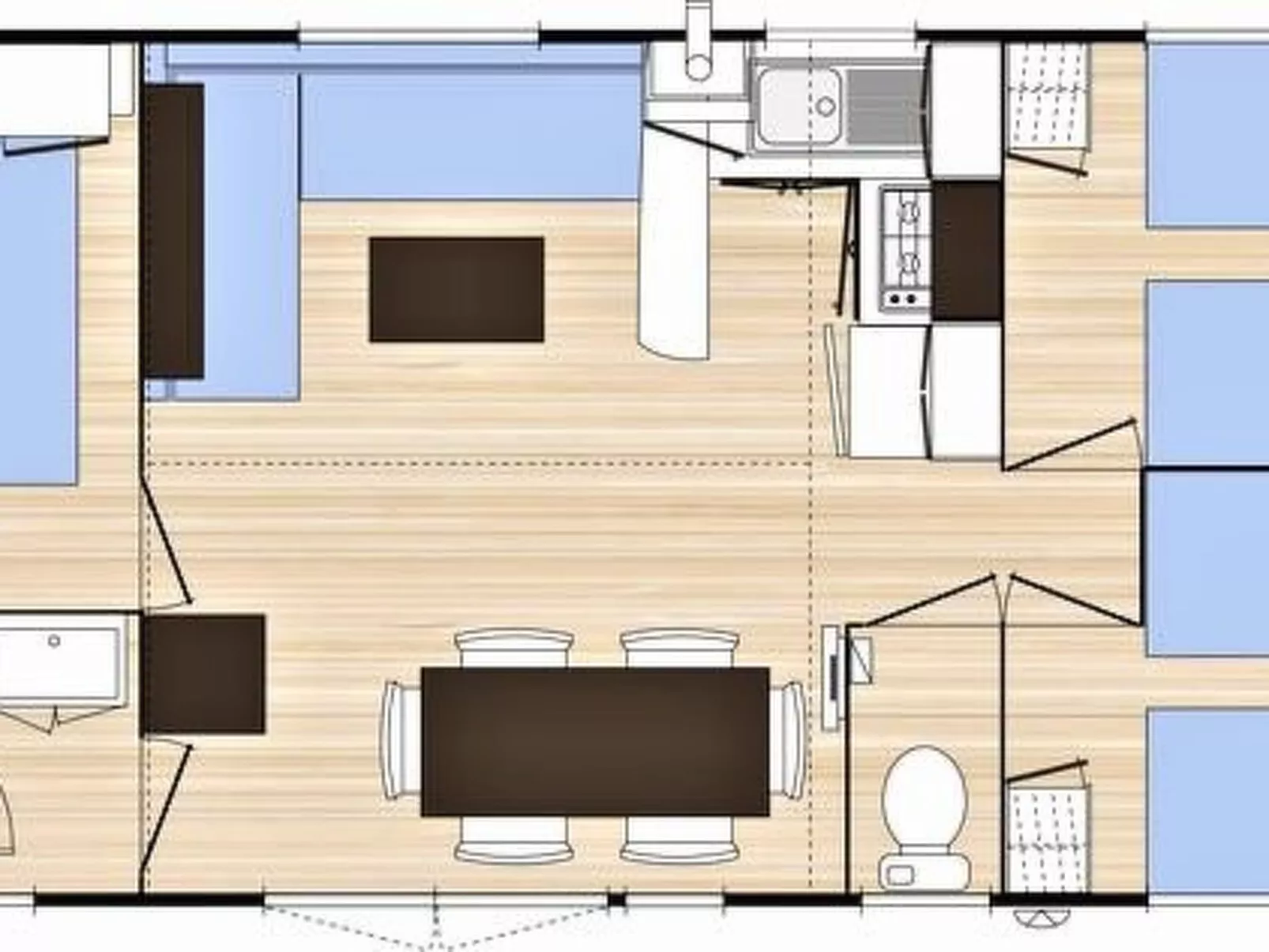 Greenchalets Argeles sur Mer ( Frankreich)-Inside