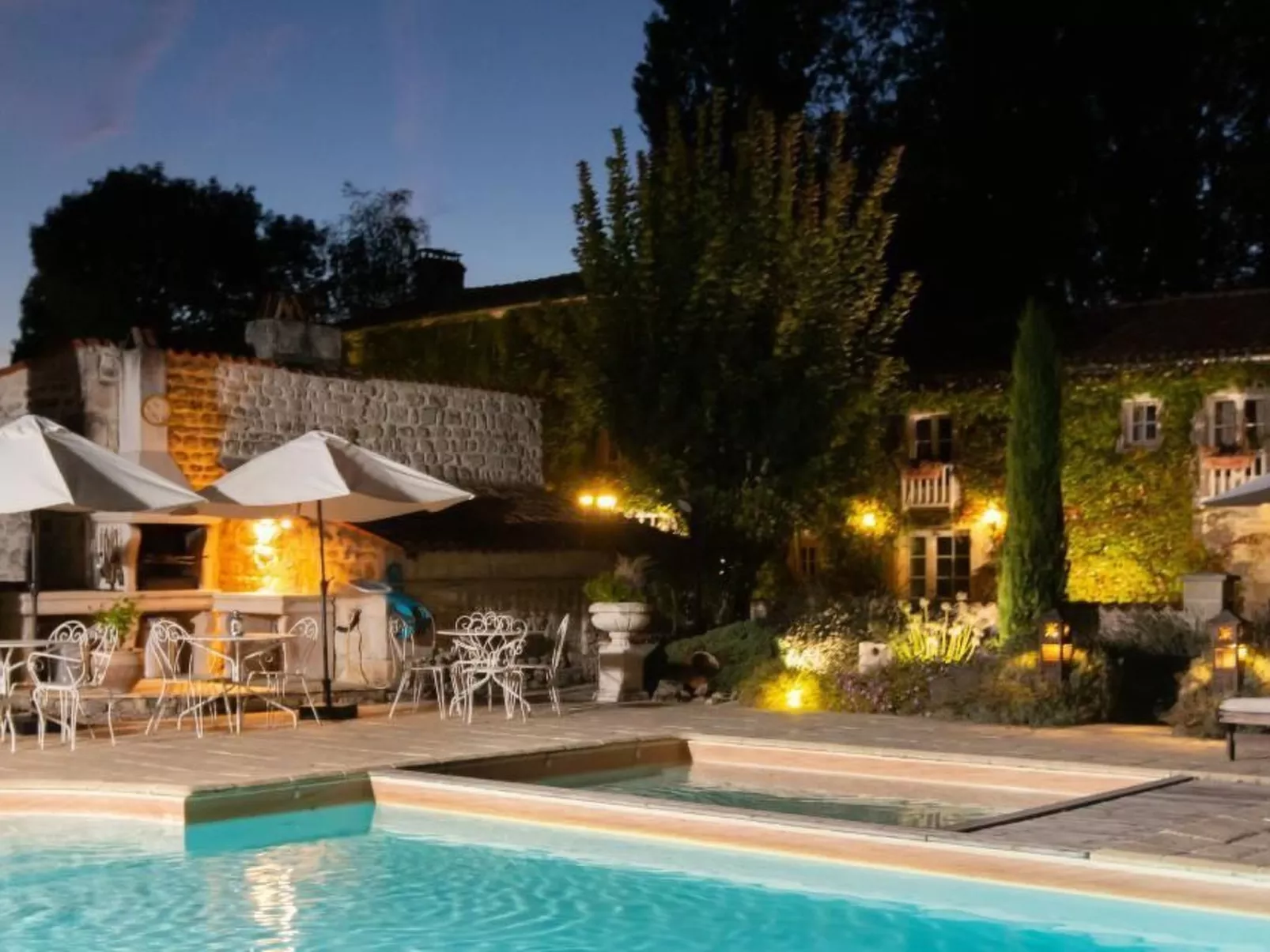 Le Petit Moulin - Feriendomizil mit beheiztem Pool-Dehors