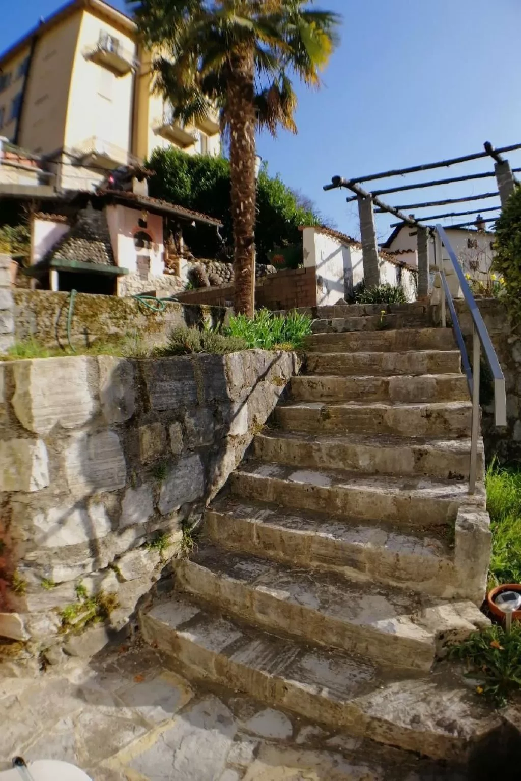 Mit Bergblick-Draußen