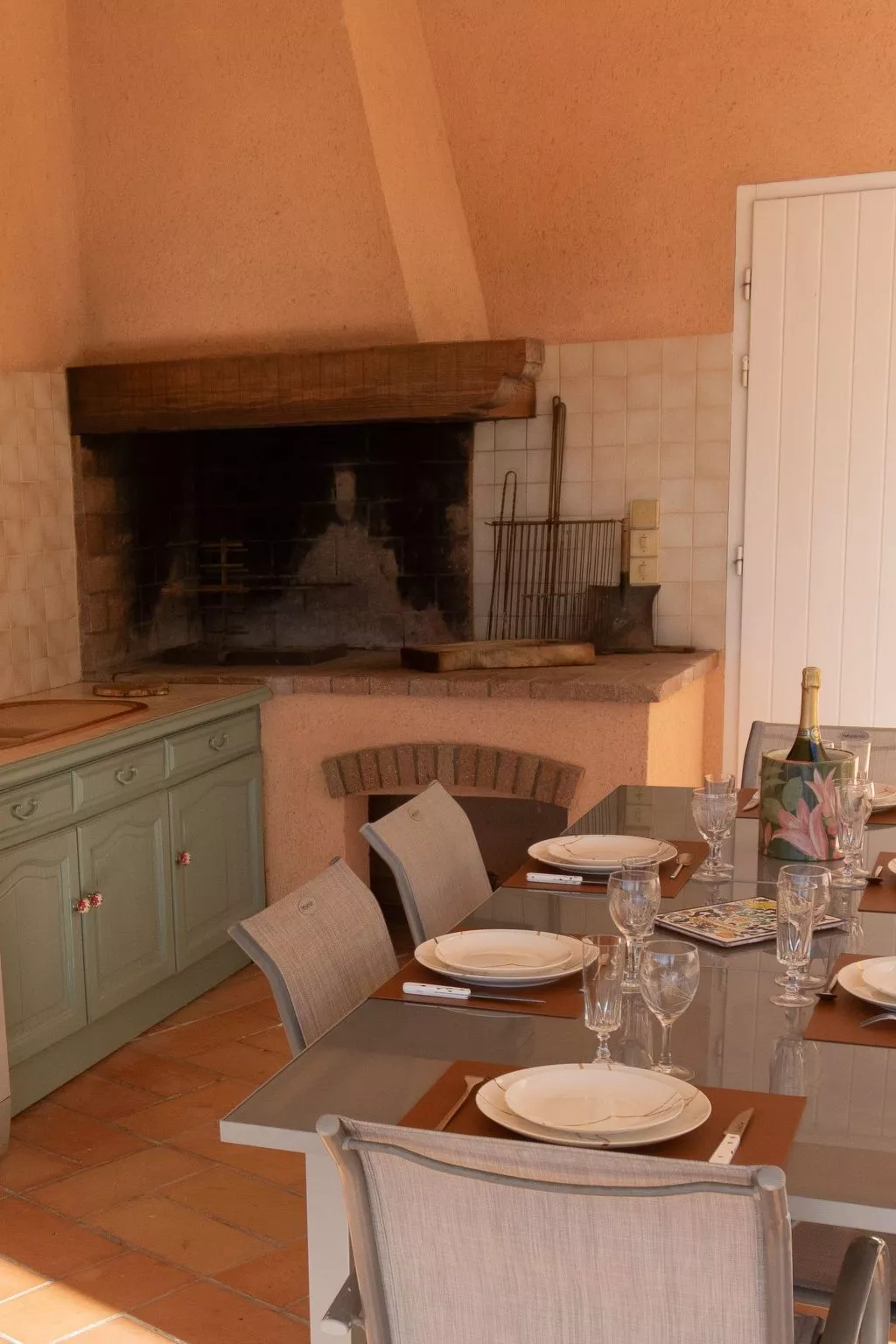 Apartment Terrasse Panoramablick auf den Golf-Dehors