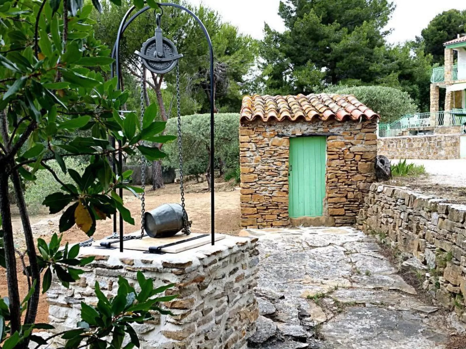 Villa und Pool mit Meerblick nur für Sie-Outside