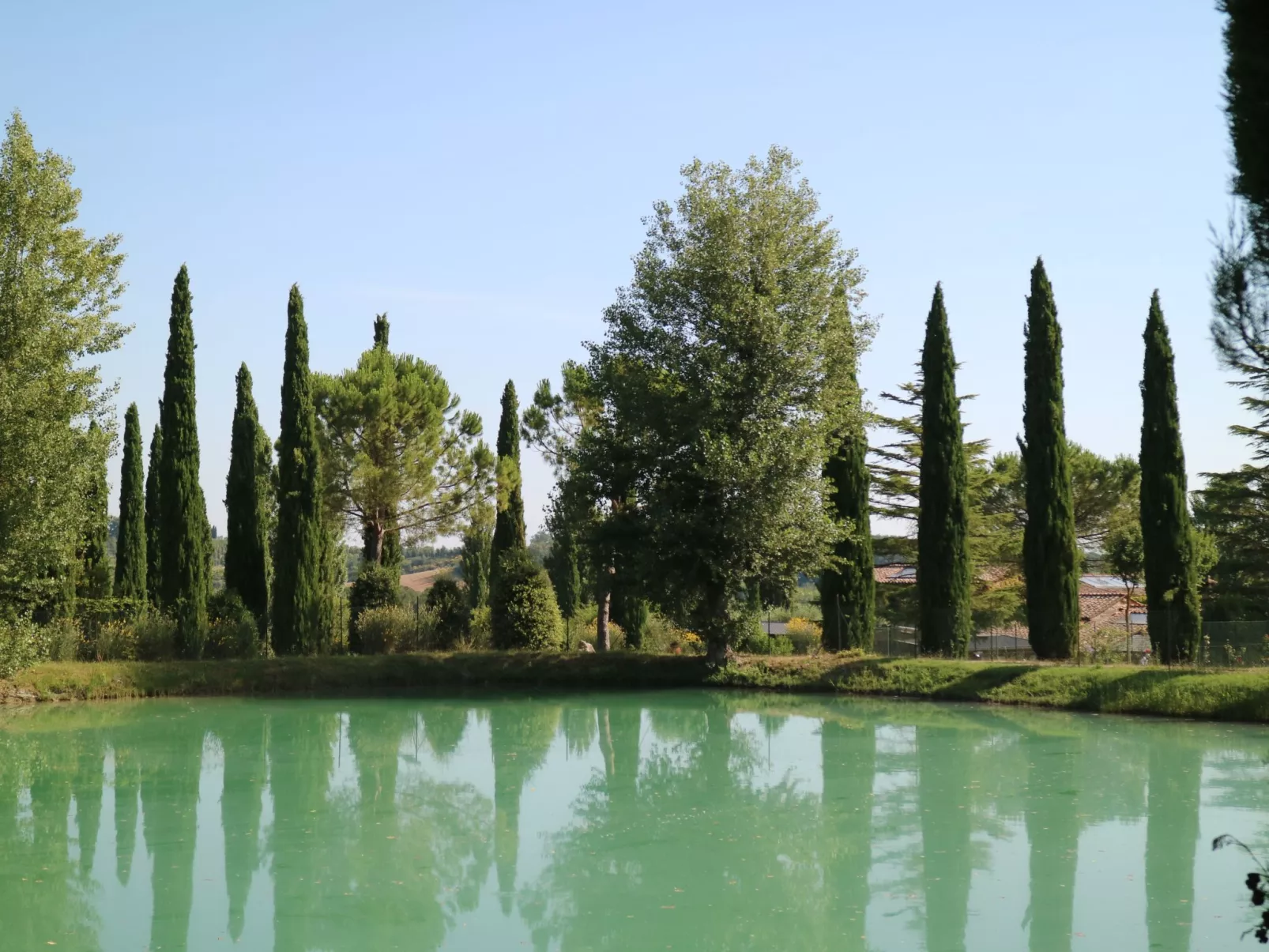 Wohnung in Sarteano mit Privatparkplatz-Draußen