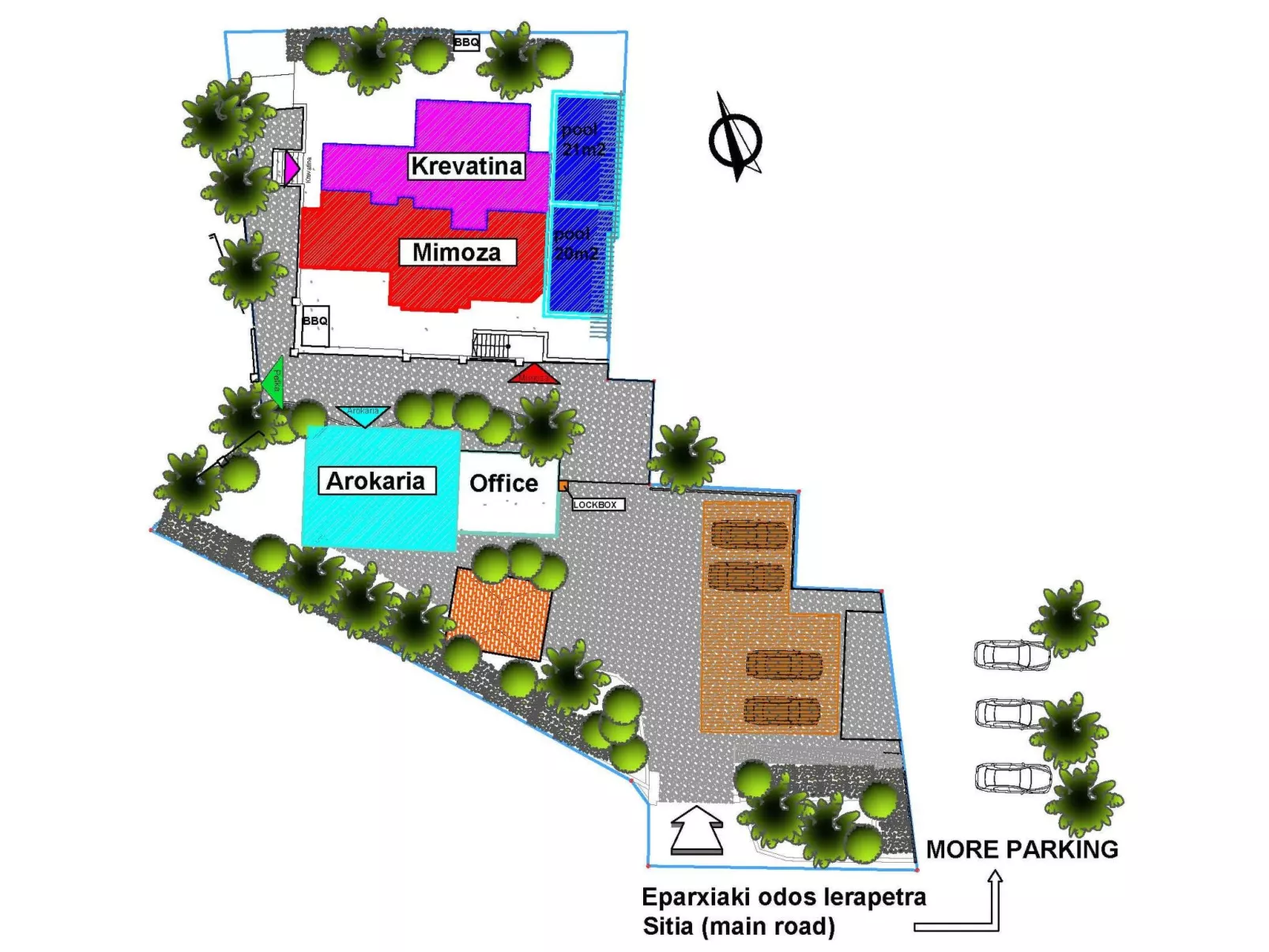 Villa Krevatina mit privatem Pool und großer Veranda-Drinnen