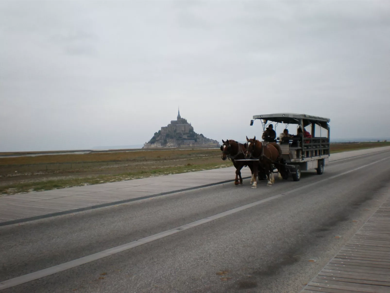 Gite Pamphilienne mit Blick auf Mont Saint Michel-Dehors