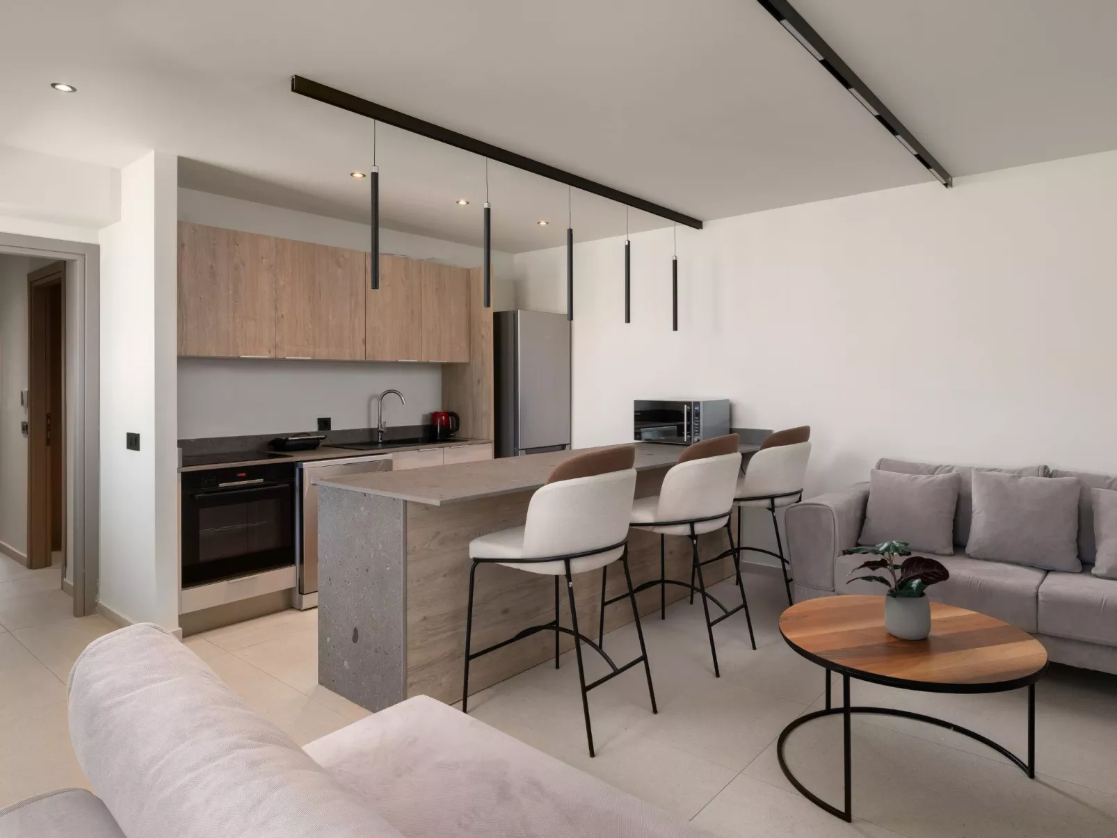 Trapezia Luxury Living -Türkis-Inside