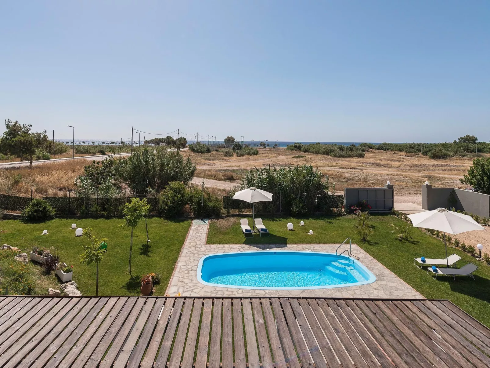 Villa Sofia neben dem Strand von Afandou-Image-tags.info