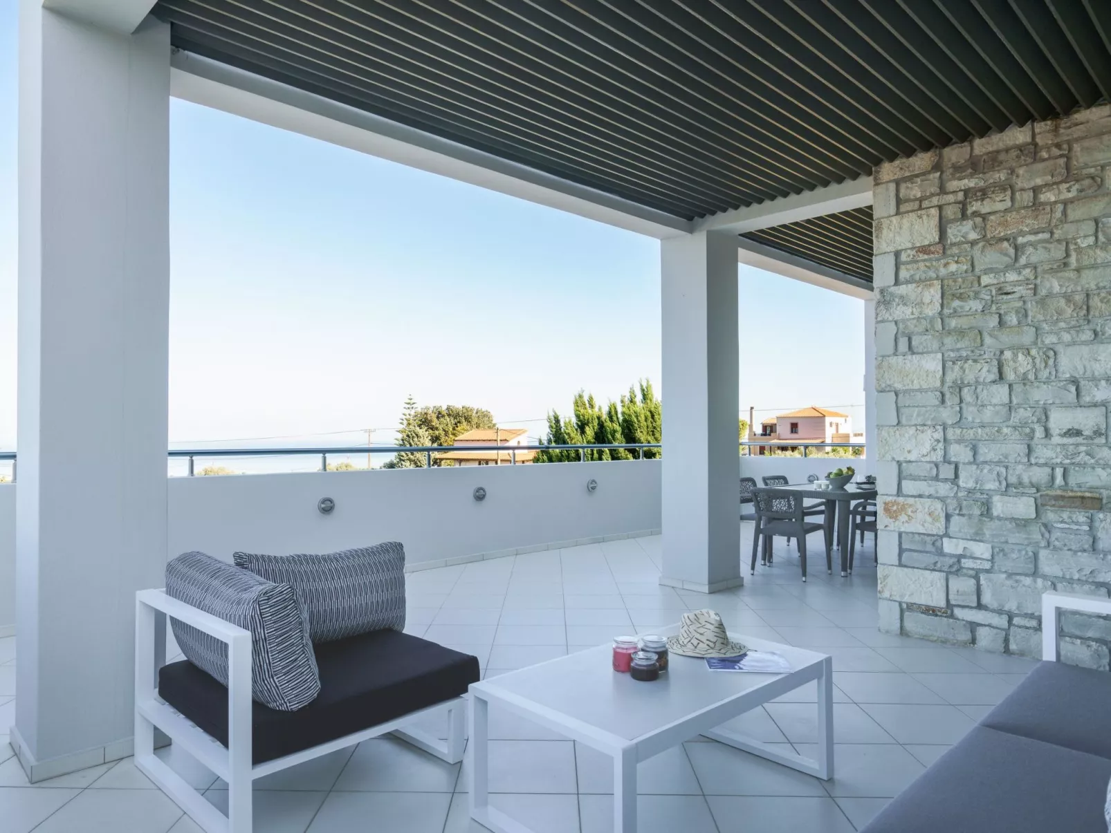 Ferienvilla "Oak Luxury" mit eigenem Pool-Drinnen