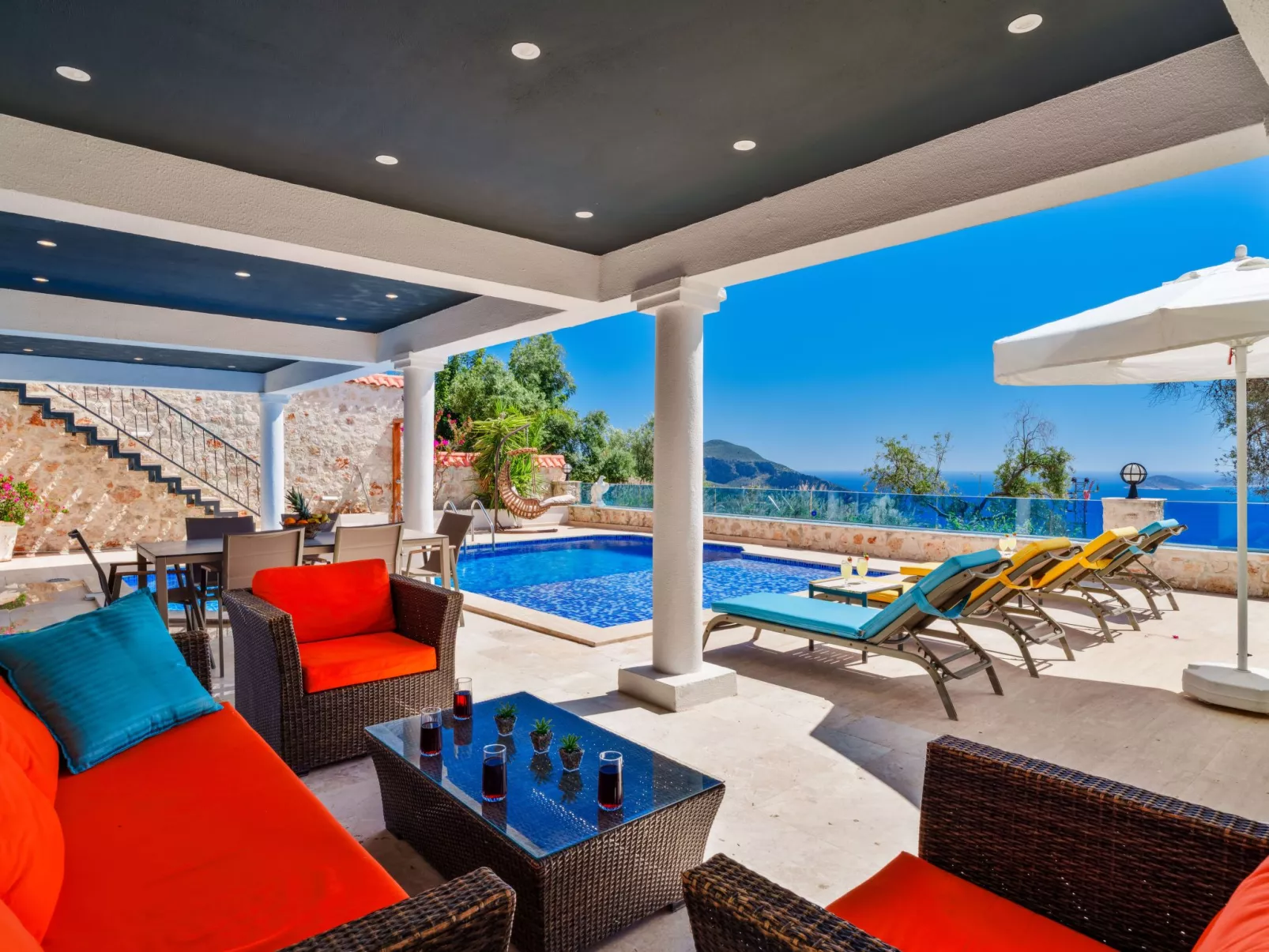 Mit Meerblick und Garten für Familien-Inside