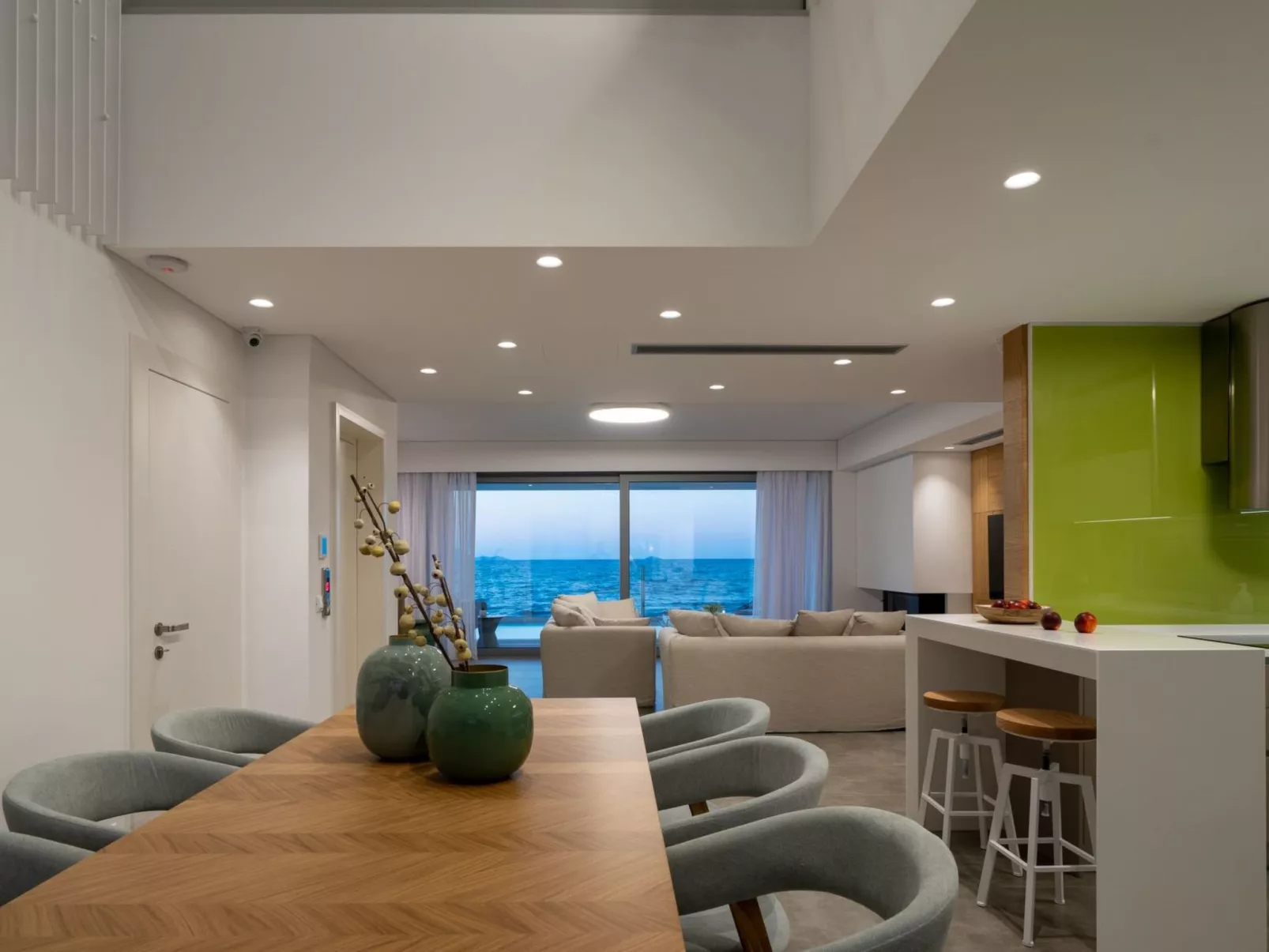 Dias Blaue Villa-Drinnen