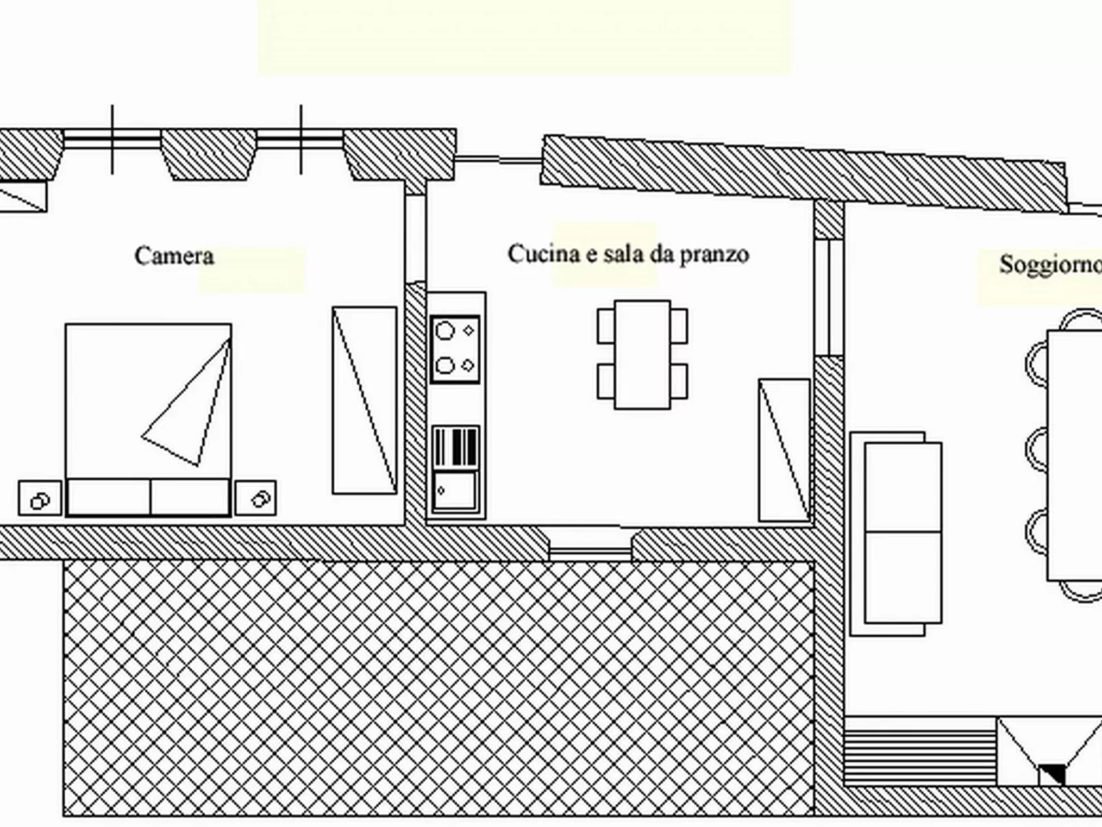 Wohnung 'Settimo cielo8' mit Schwimmbad-Inside