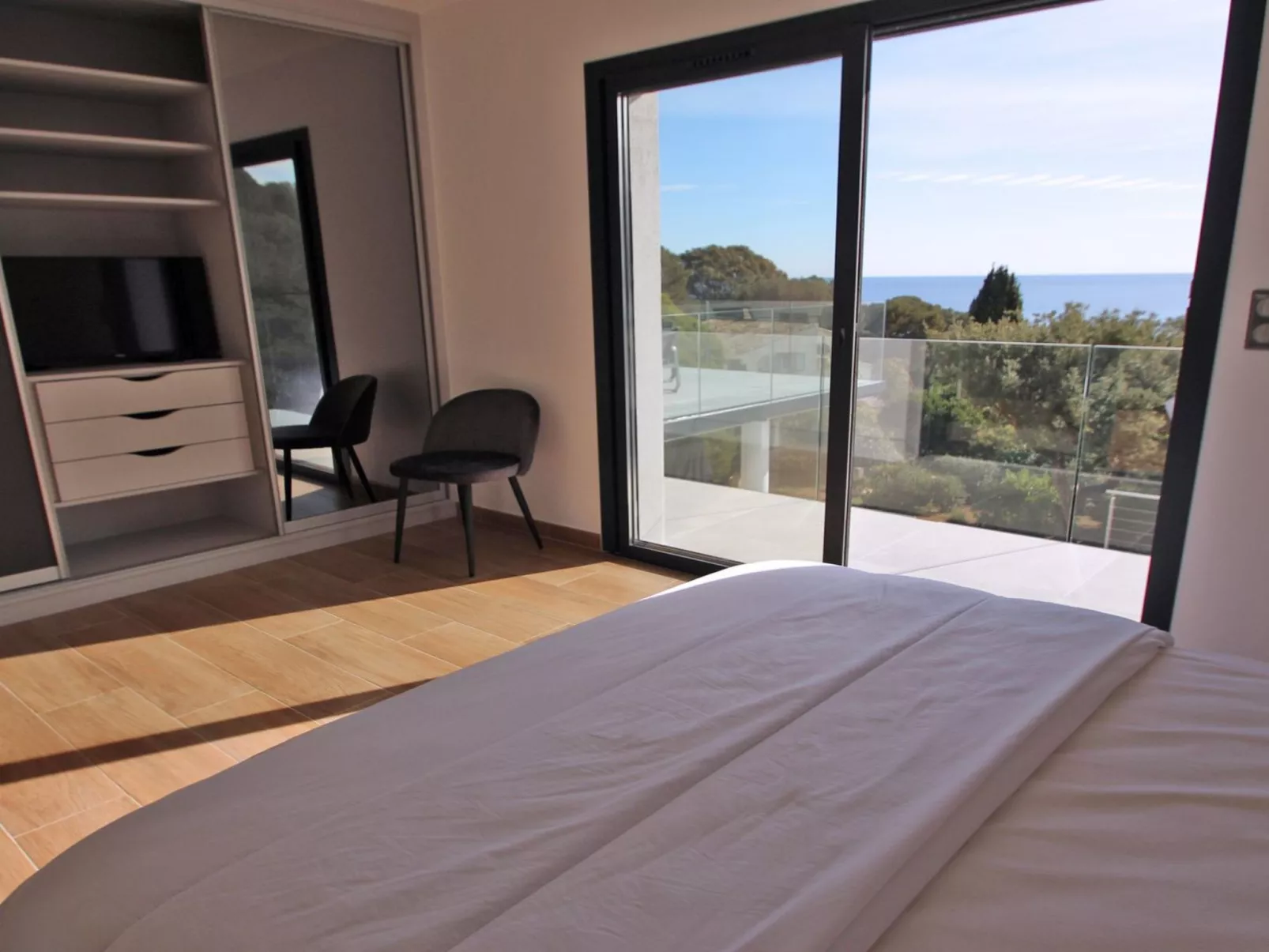 Villa 10 pers - Privates Schwimmbad - Meerblick - Wifi-Drinnen