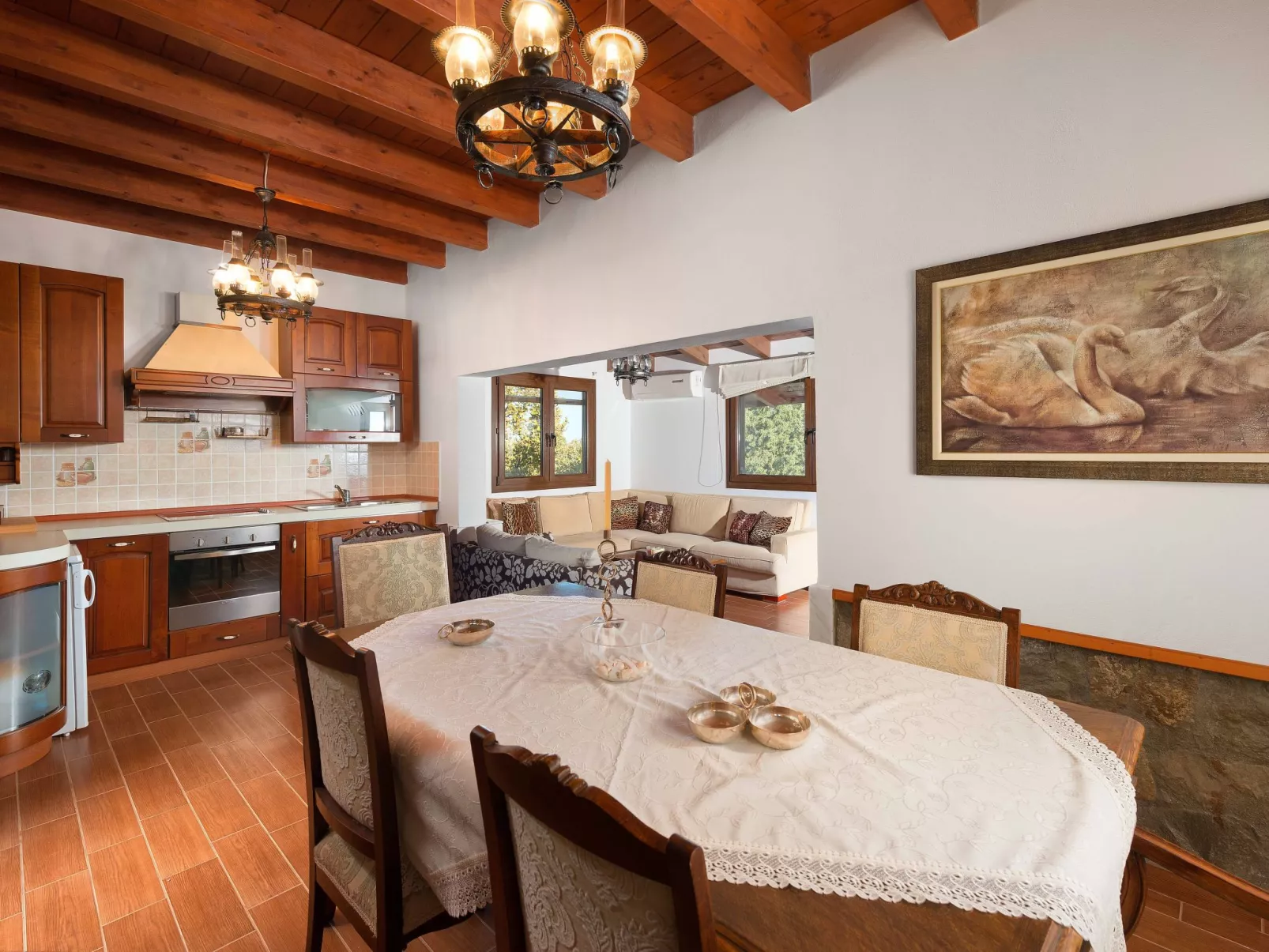 In Notia Rodos mit privatem Garten-Dedans