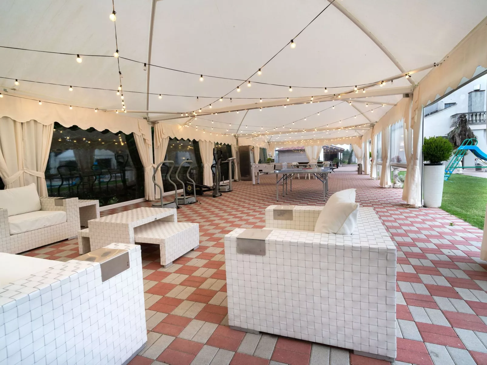 Tenuta "Villa Dalla Benetta" Pool - Wassermassage-Dedans