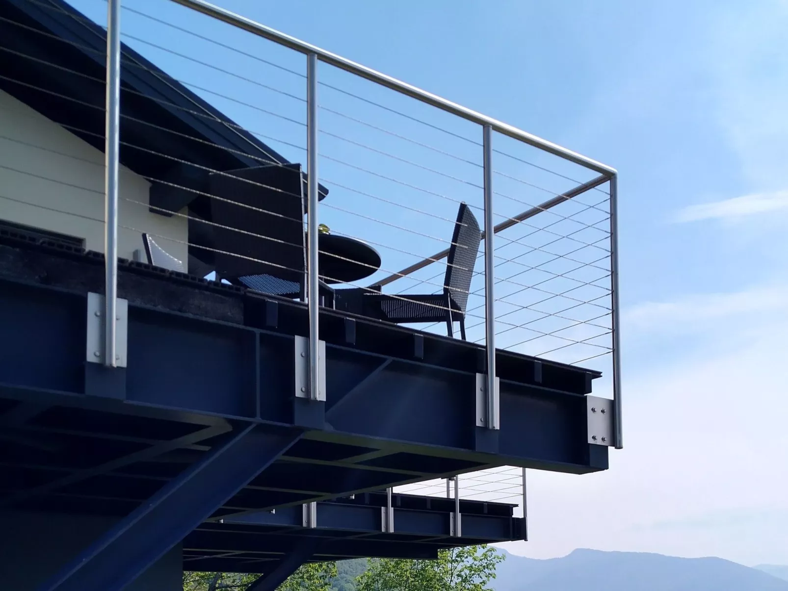 Wunderschönes Ferienhaus mit Pool und 360° Blick-Draußen