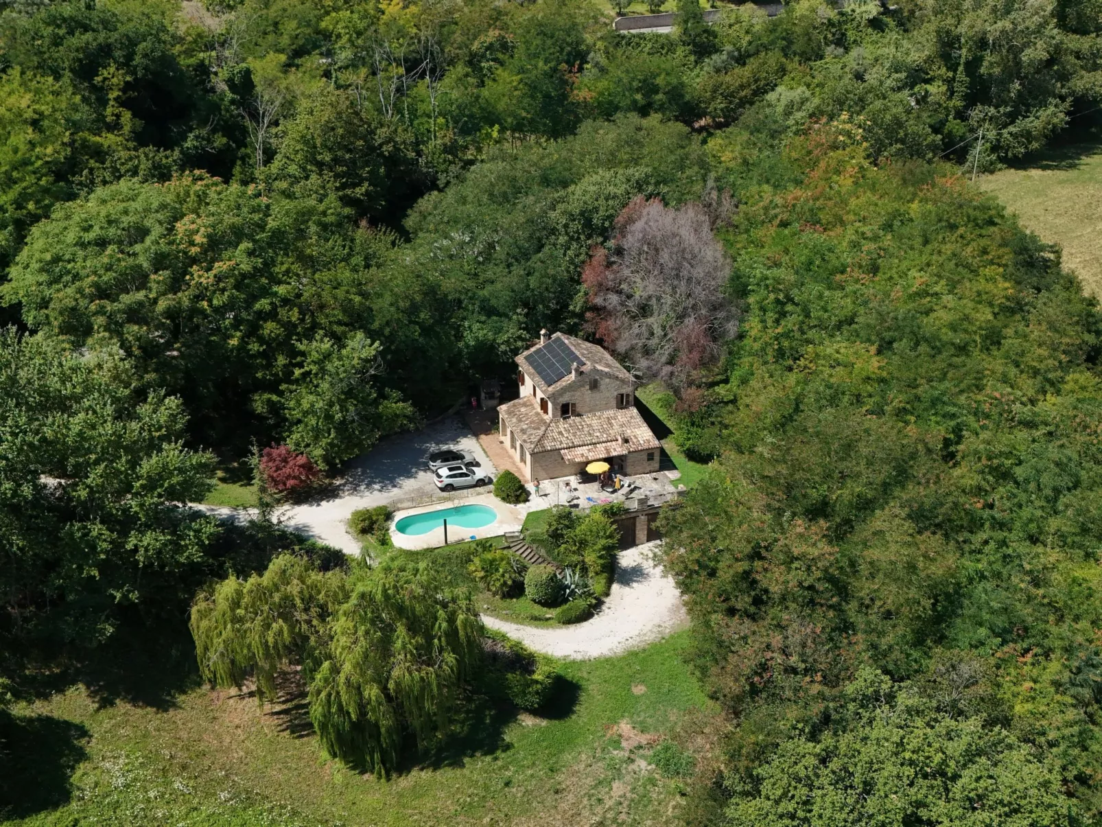 Ferienvilla 'Secret Montegiorgio-Dehors