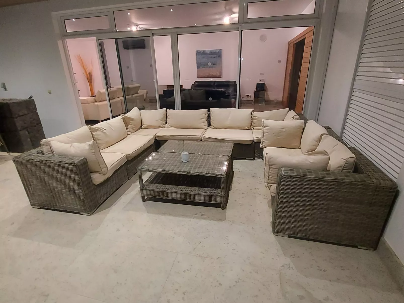 Private Luxusvilla-Drinnen