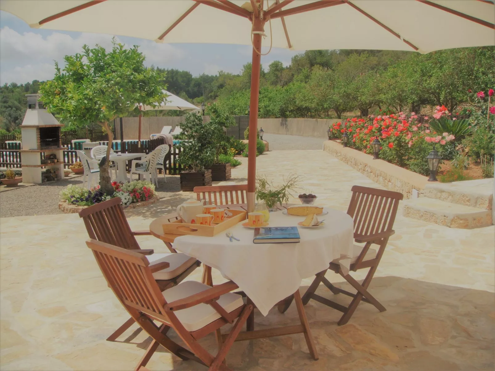 Villa Can Juanó mit privatem Pool-Dehors