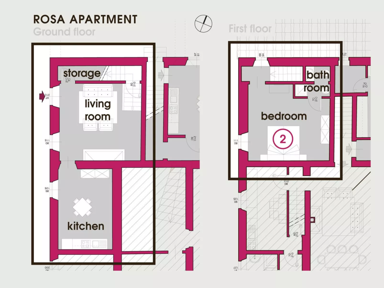 Gemütliche 1-Schlafzimmer-Wohnung in Reggello-Inside