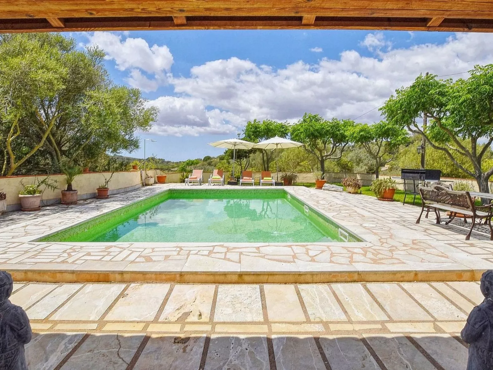 Finca Son Macia ruhige Lage Schwimmbad und Klimaanlage-Draußen