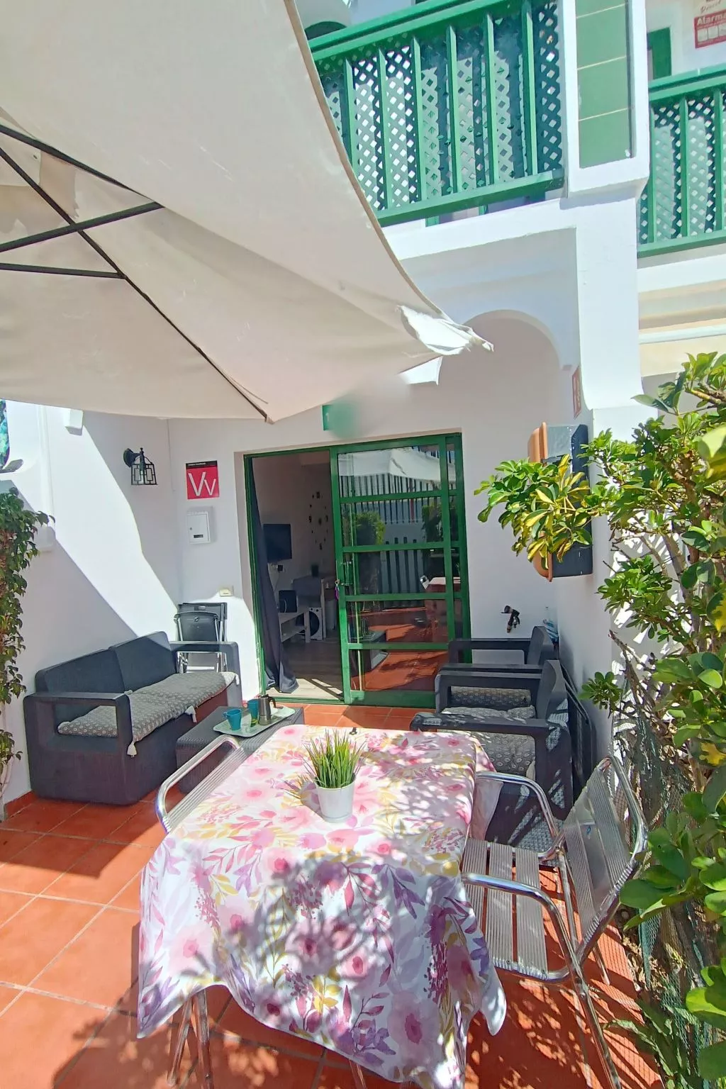 Bungalow Dunaflor mit Terrasse-Inside