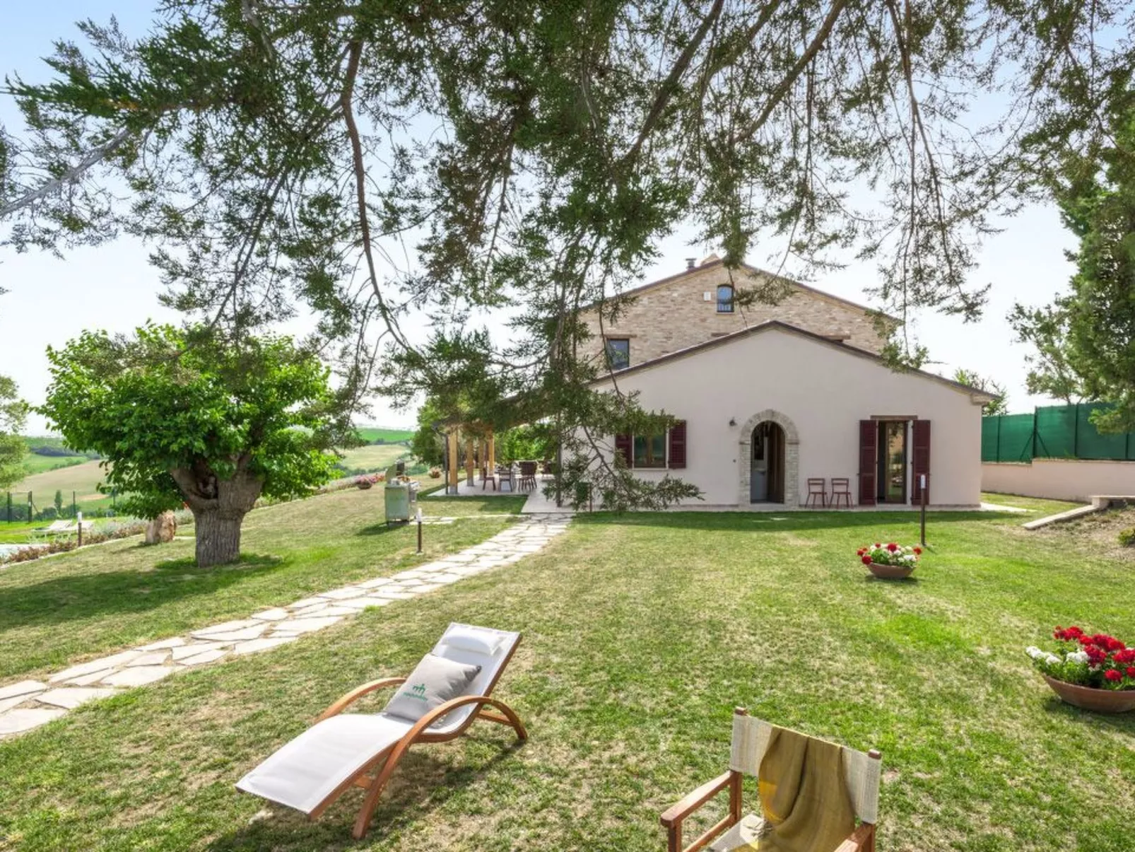 Villa i Gelsi Marche Urlaub, privater Pool-Outside