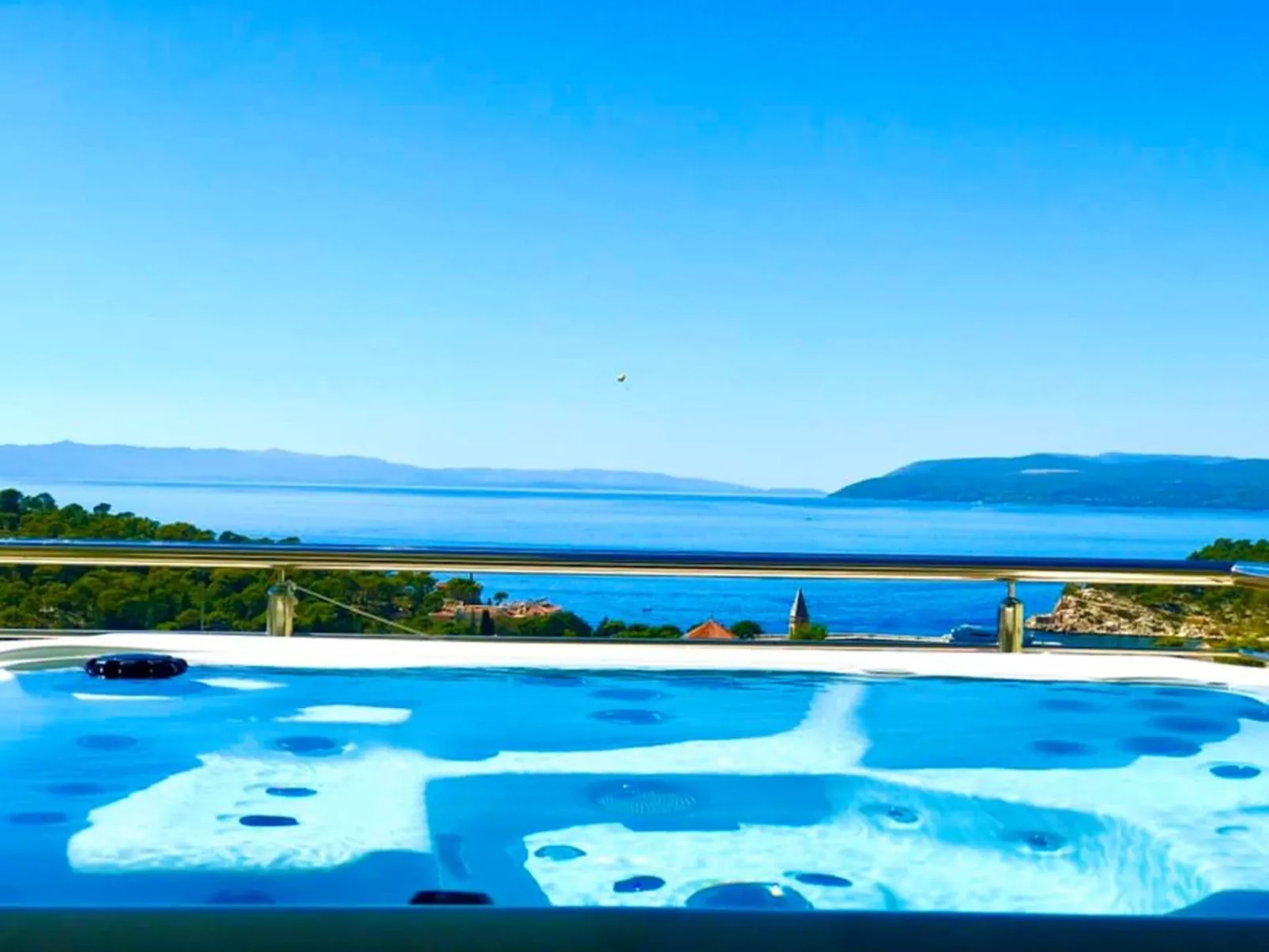 In Makarska mit Panoramablick-Outside