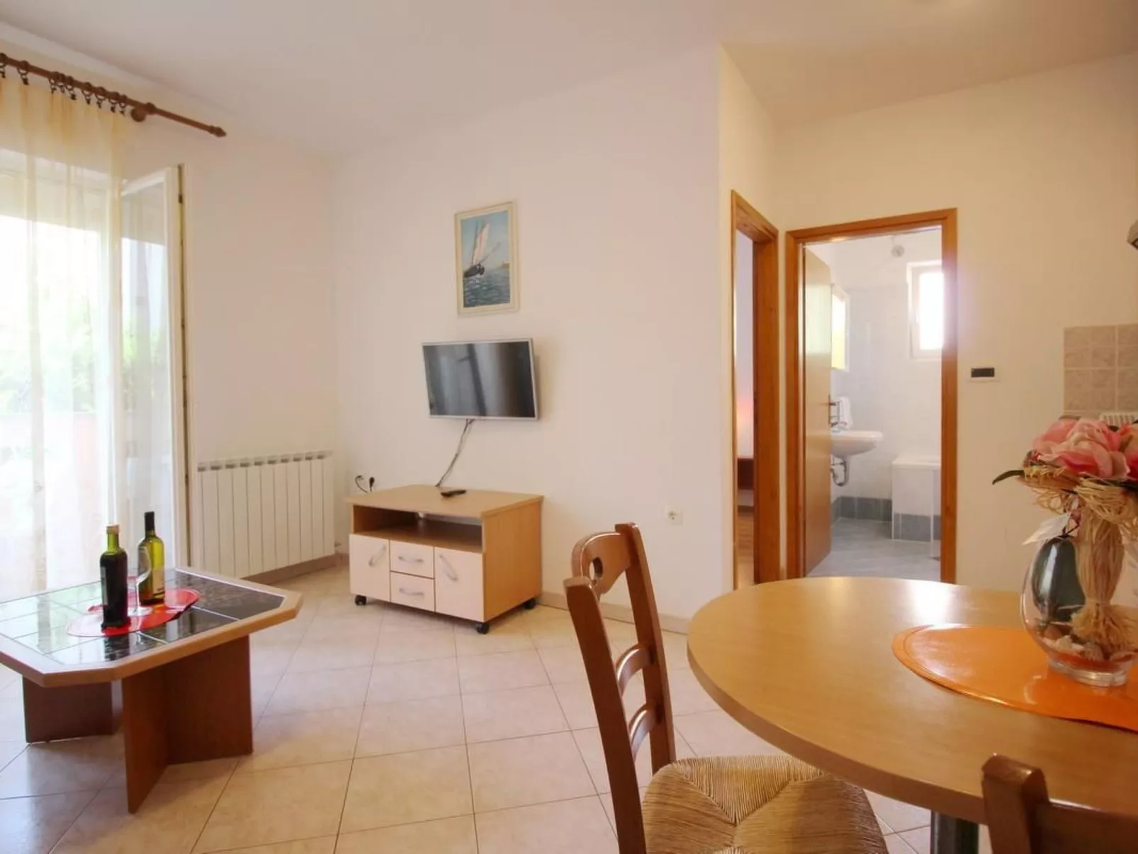 Appartement in Baška mit Eigenem Balkon-Drinnen