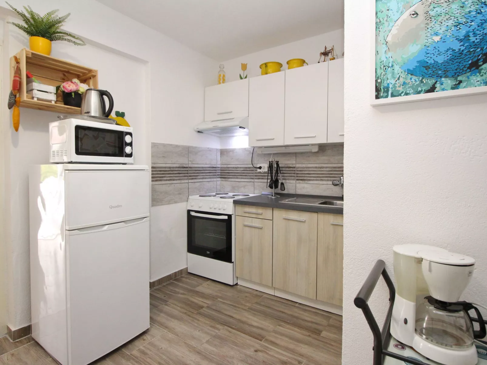 Gemütliches Appartement in Baška mit Eigener Terrasse-Dedans