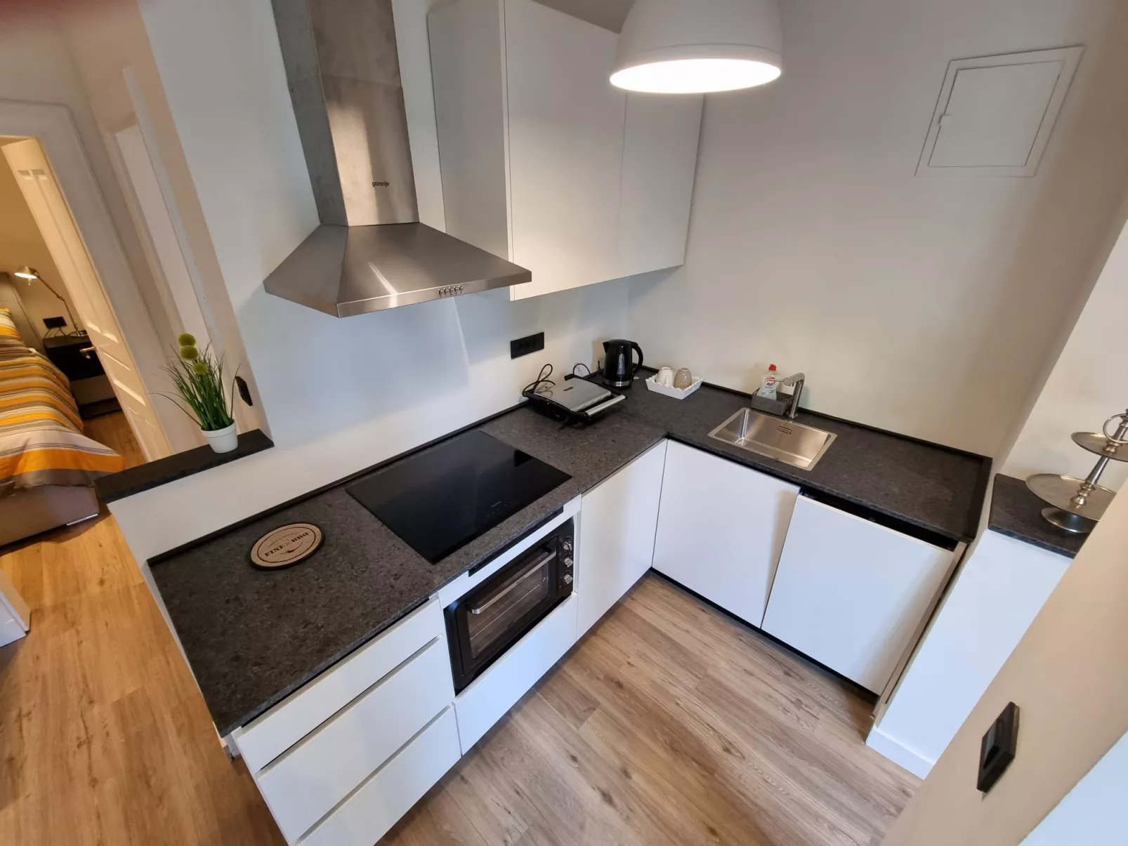 Wohnung für 3 Personen in der Nähe des Stadtzentrums-Dedans