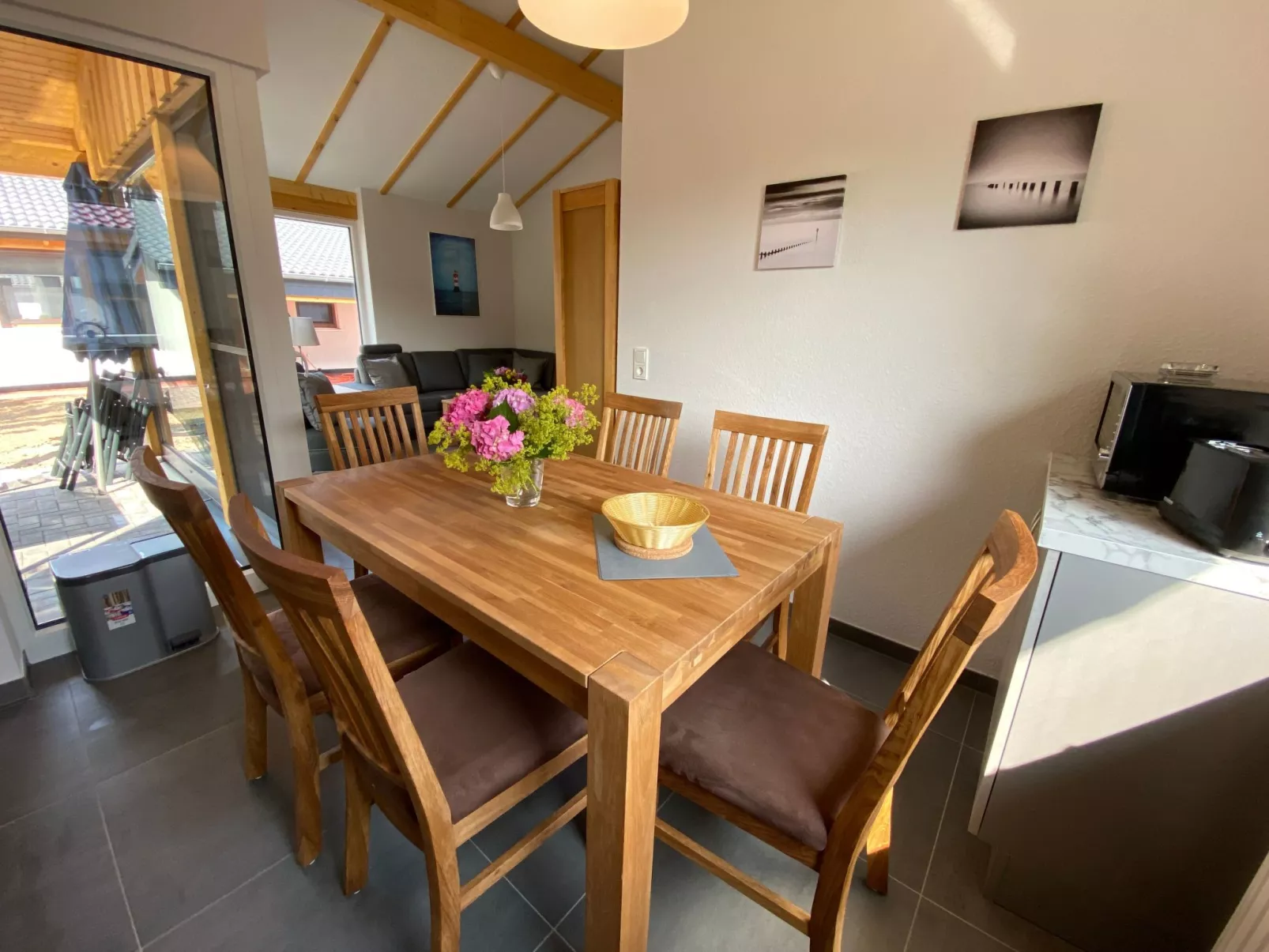 N7 Haus mit Terrasse und Garten an der Nordsee-Drinnen