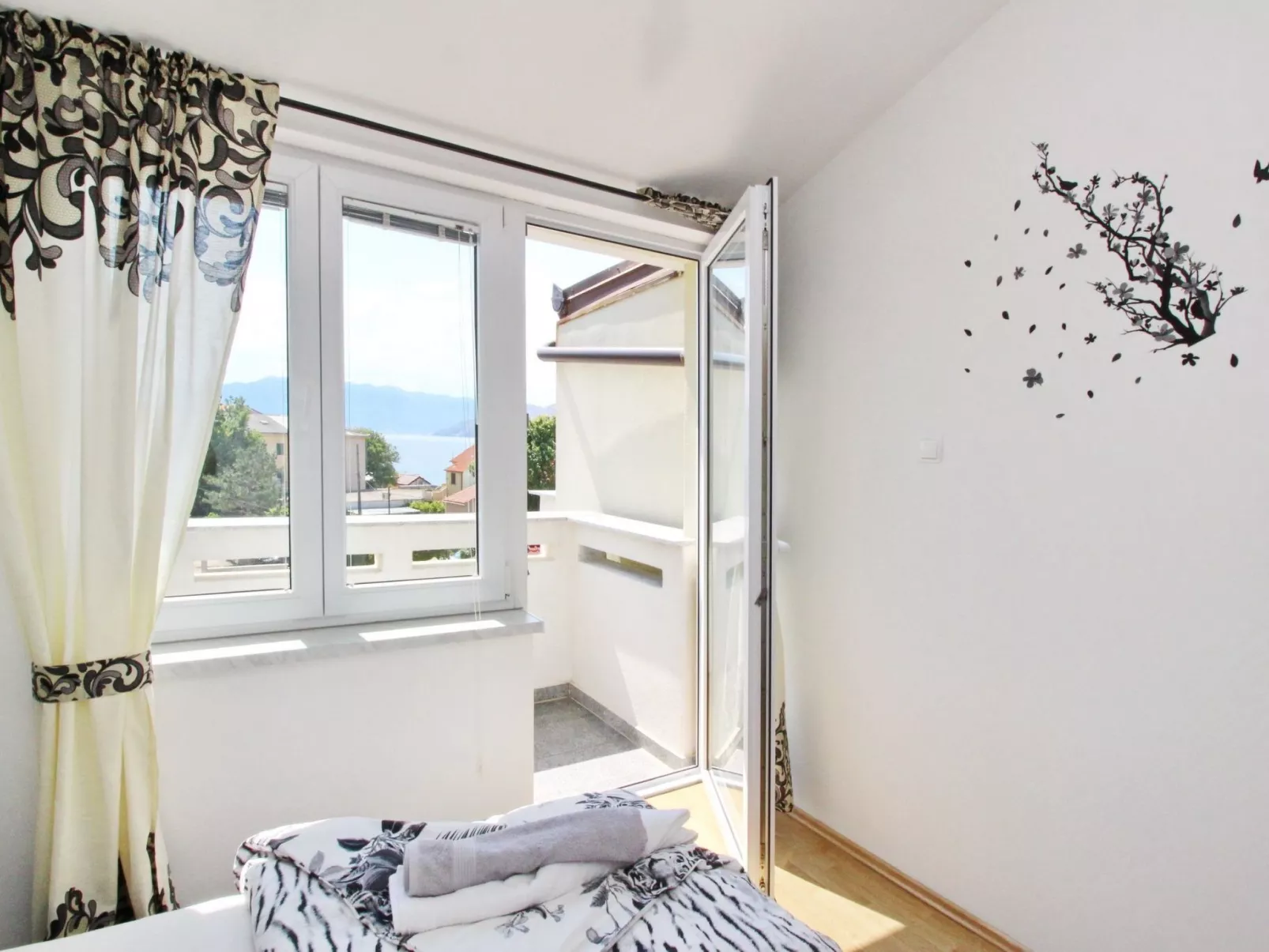 Charmante Ferienwohnung in Baška mit Eigenem Balkon-Dedans