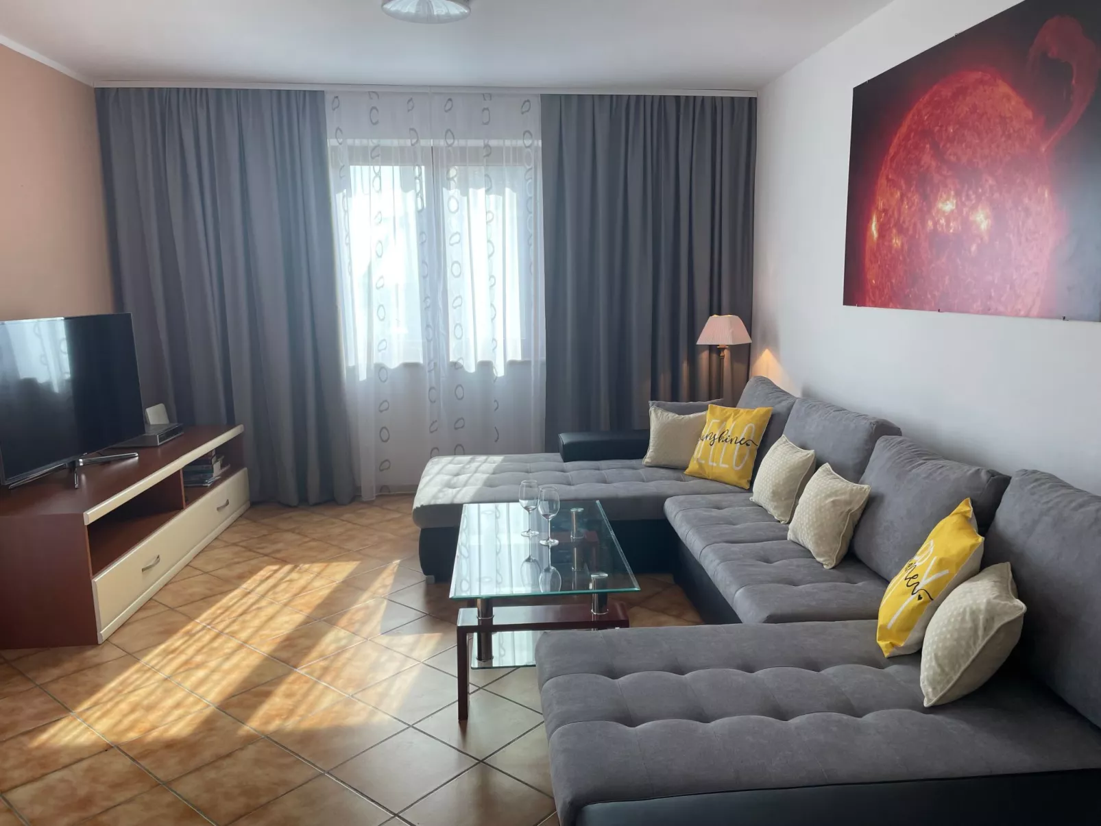 Appartement mit zwei Terrassen mit Meerblick-Drinnen