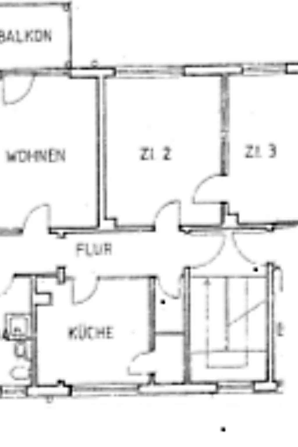 Wohnung in Lelkendorf mit Großem Balkon-Drinnen