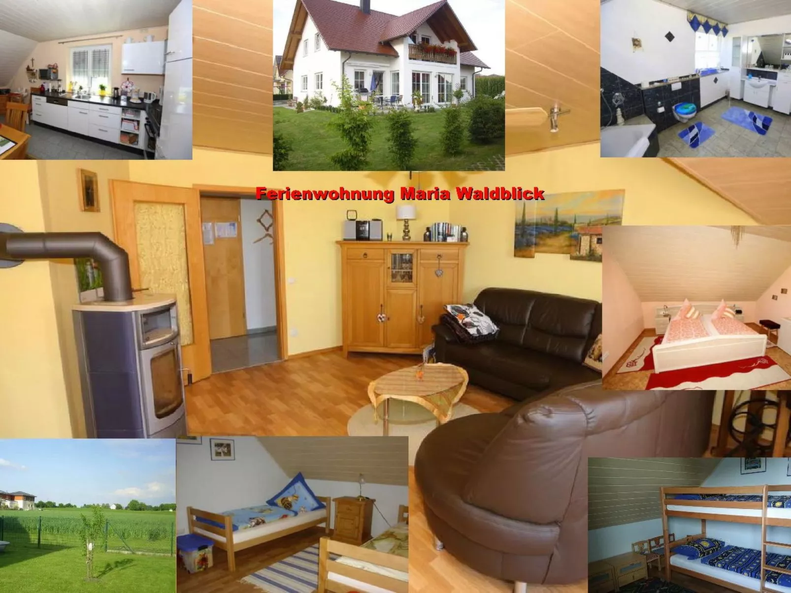 Wohnung in Oberwaldbach mit Garten und Grill-Drinnen