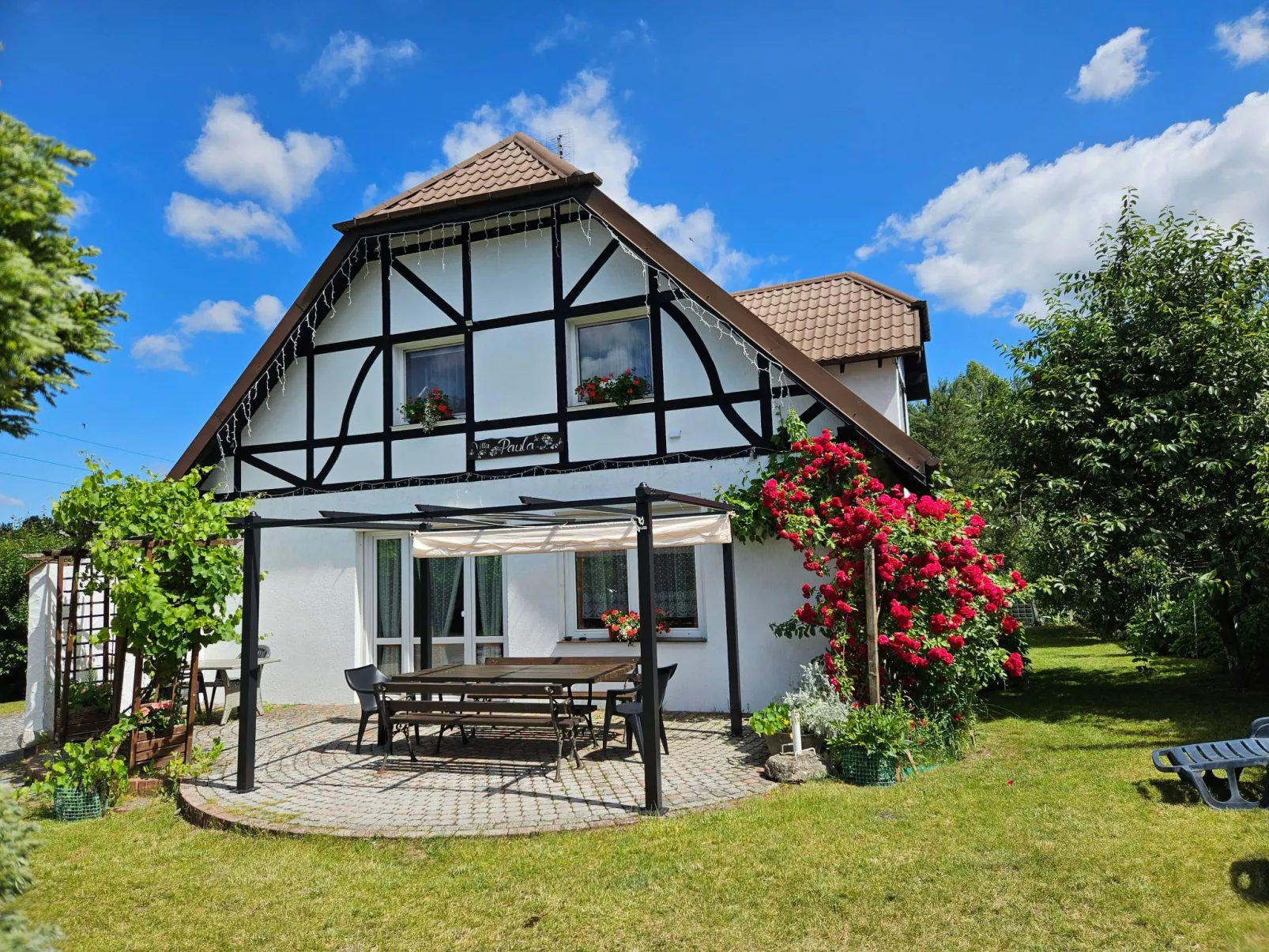 Fachwerkhaus "Paula" mit Blick auf das Wasser-Dehors