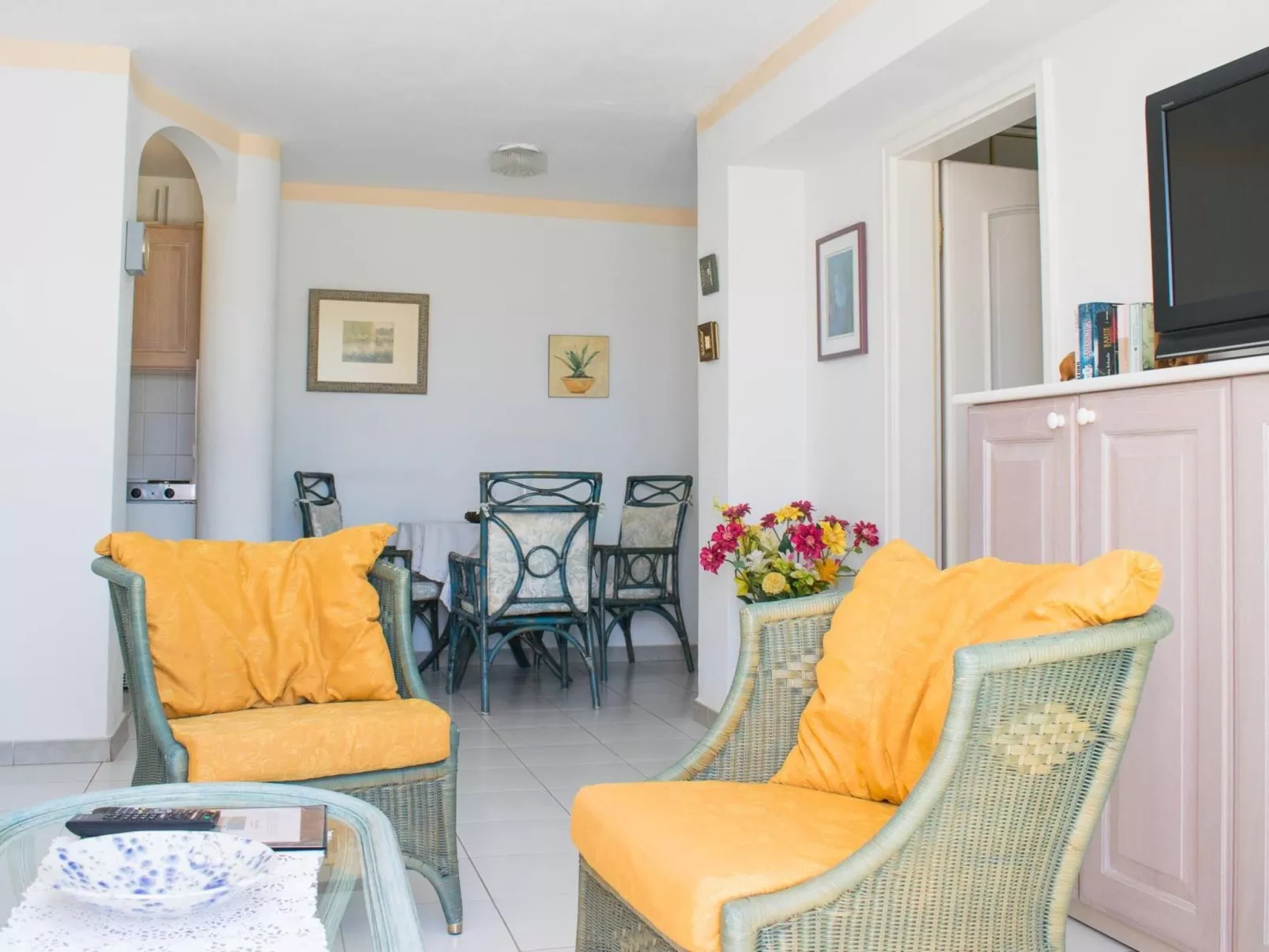 Wohnung mit botanischem Garten und Meerblick - Drinnen