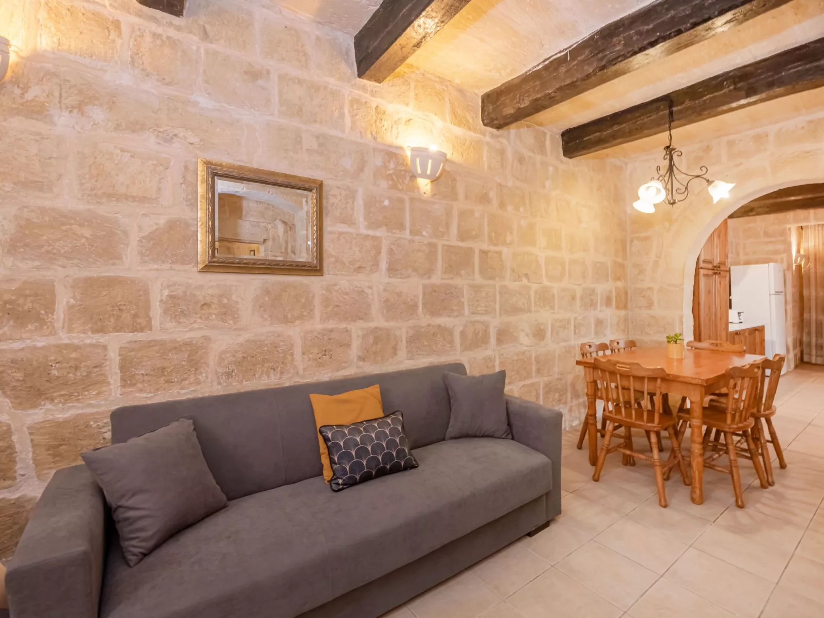 "Casa Melita" in der Nähe des mittelalterlichen Mdina-Inside