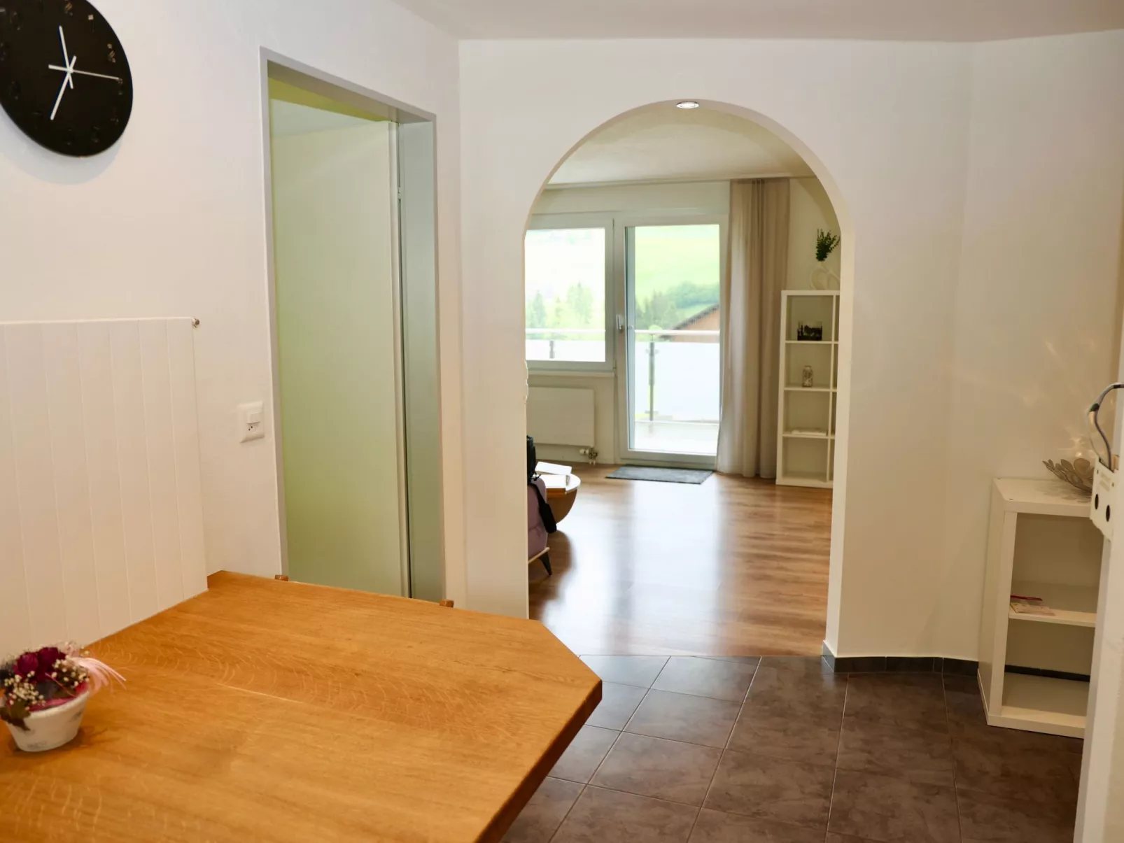 Panoramablick-Drinnen