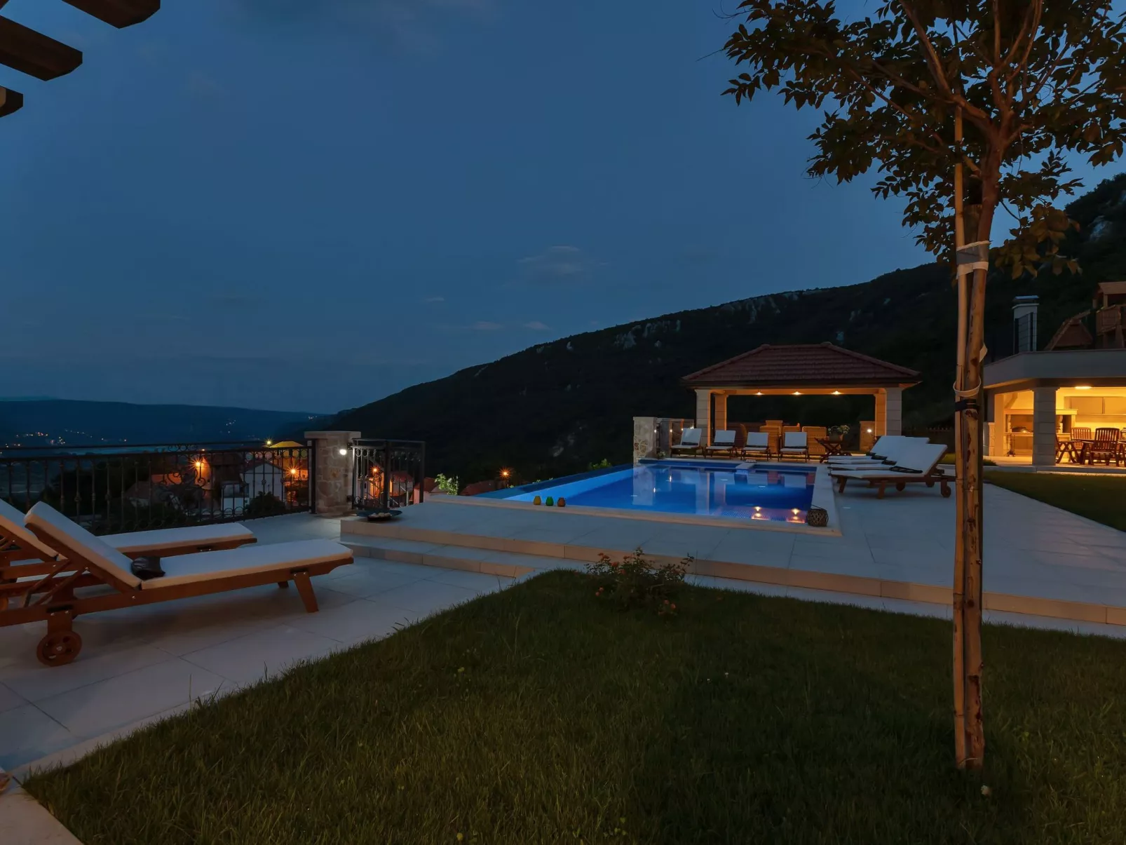 Villa mit Panorama-Dehors