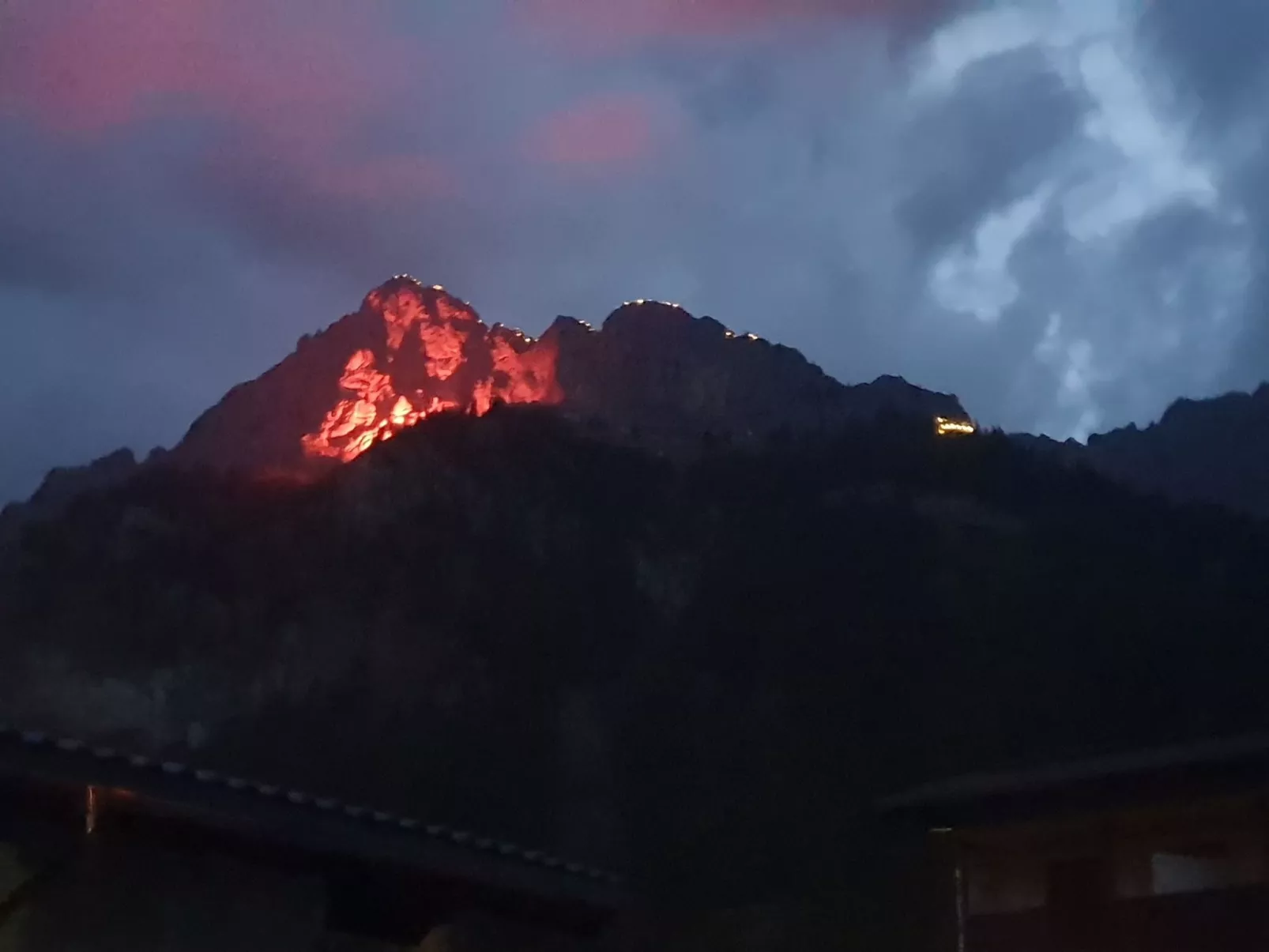 Gipfelblick-Draußen