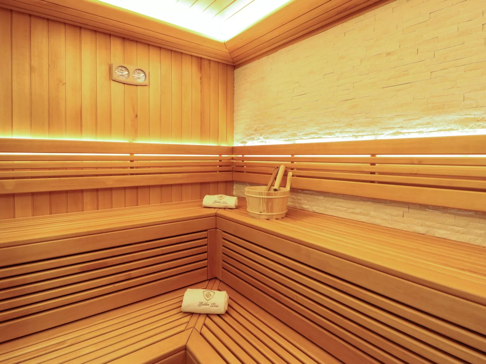 Villa Goldener Löwe-Drinnen