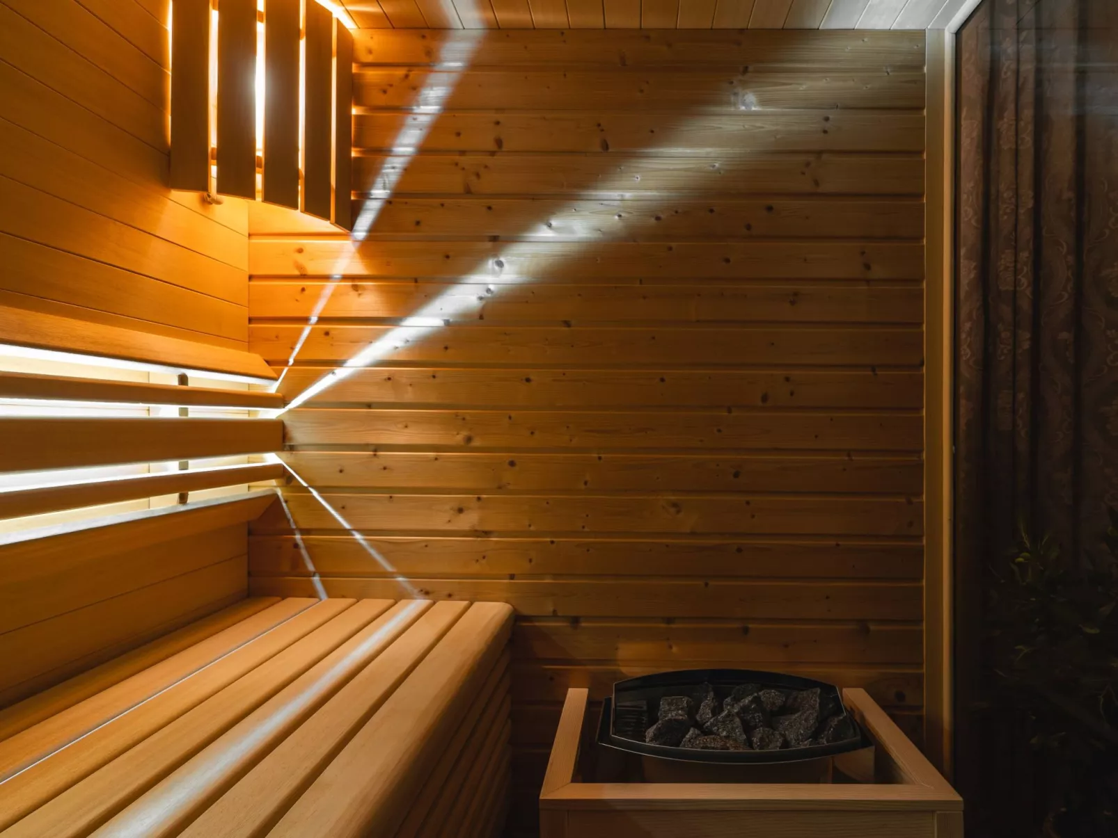 Villa Longfield mit privaten Pool und Sauna-Dedans