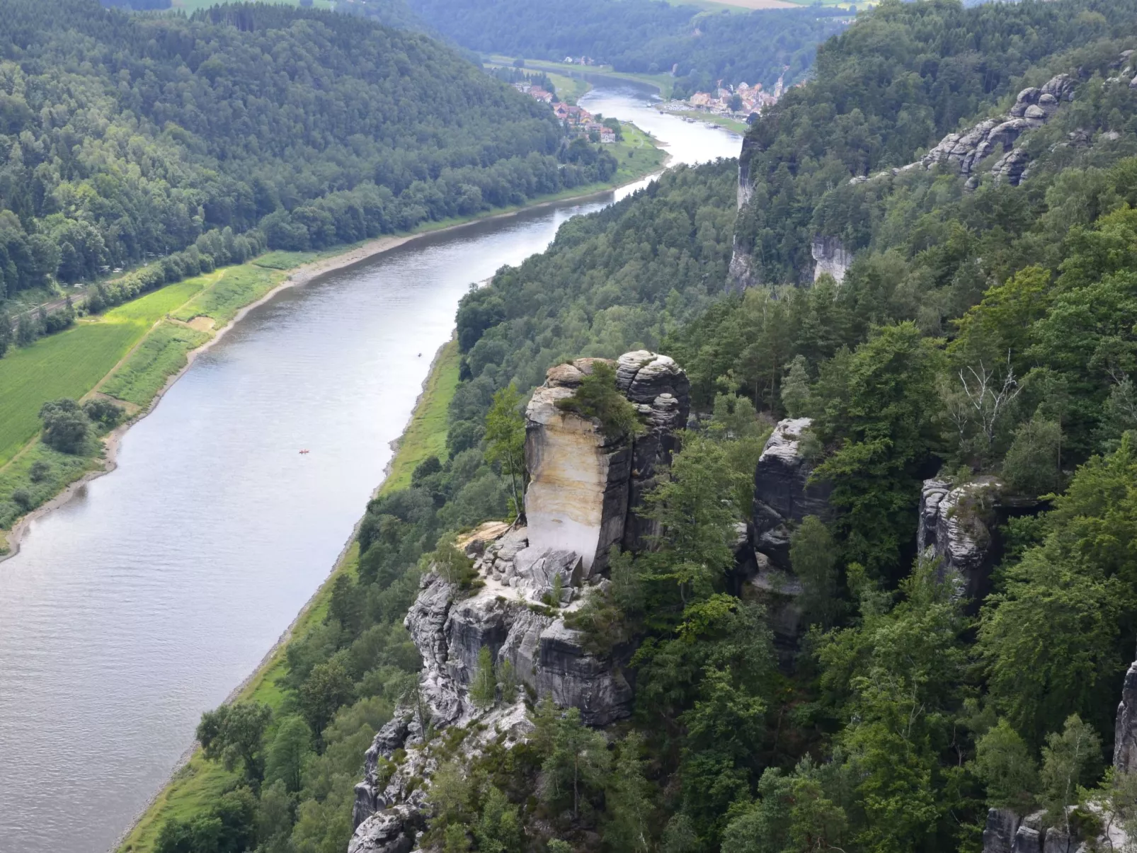 Panoramablick in Königstein-Dehors