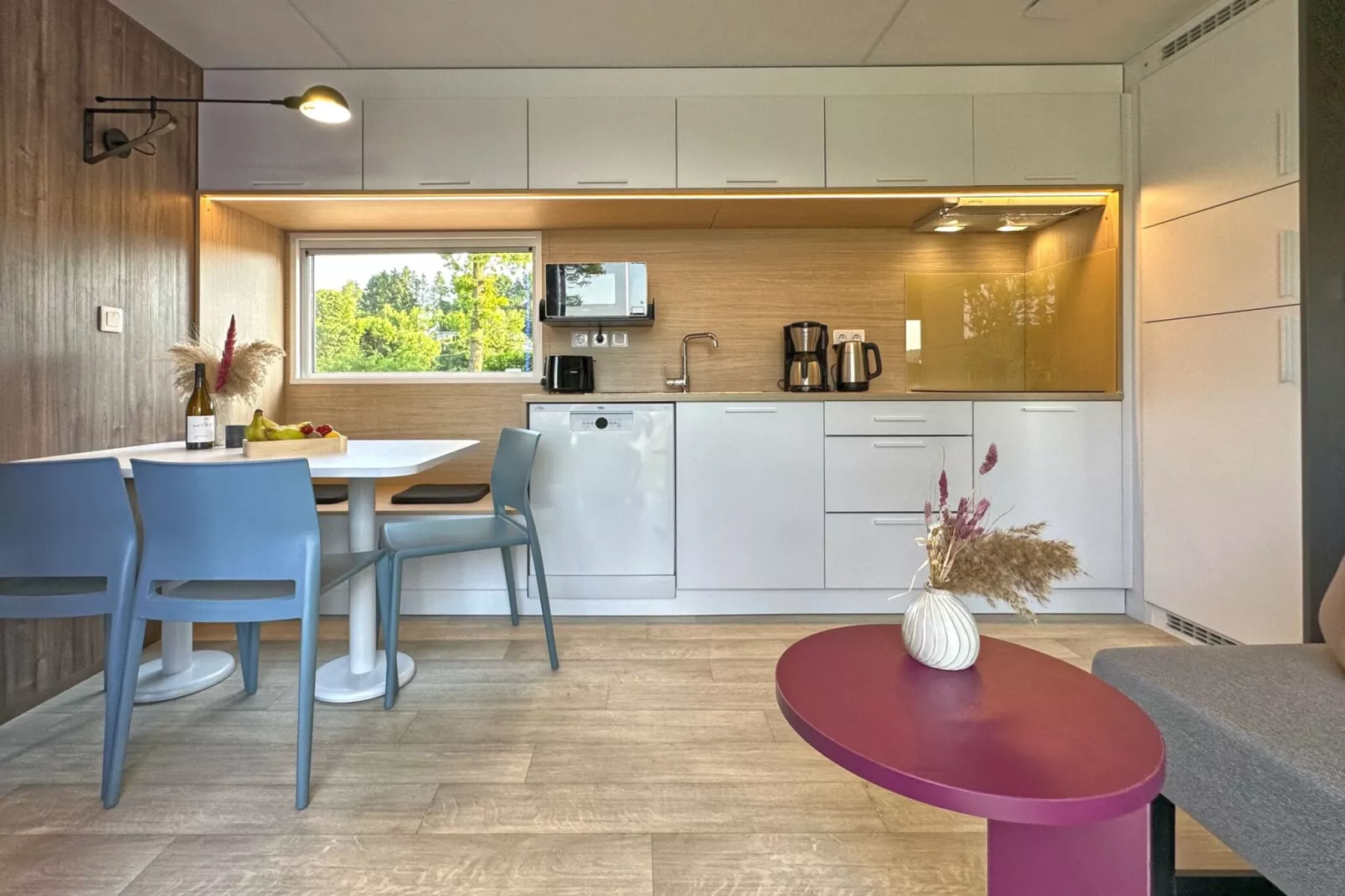 FERIENDORF SEEBLICK - Tiny Chalet am Eixendorfer See-Kitchen