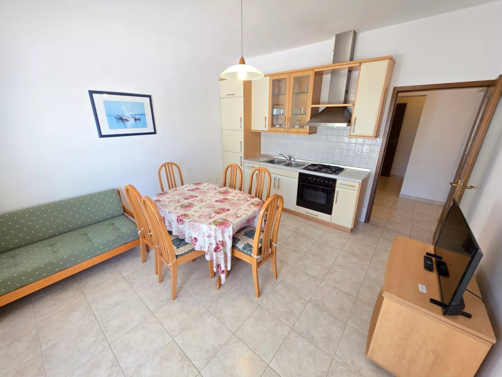 Wohnung für 4-5 Personen mit Terrasse-Dedans