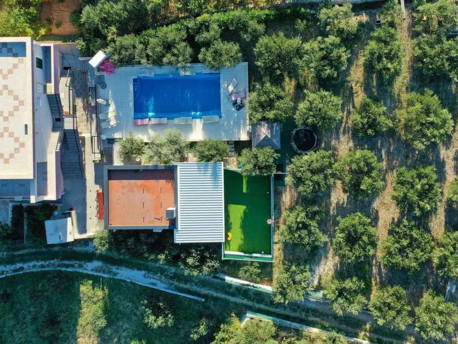 Villa Rimac in Kastel Stafilic mit Garten, Grill-Draußen