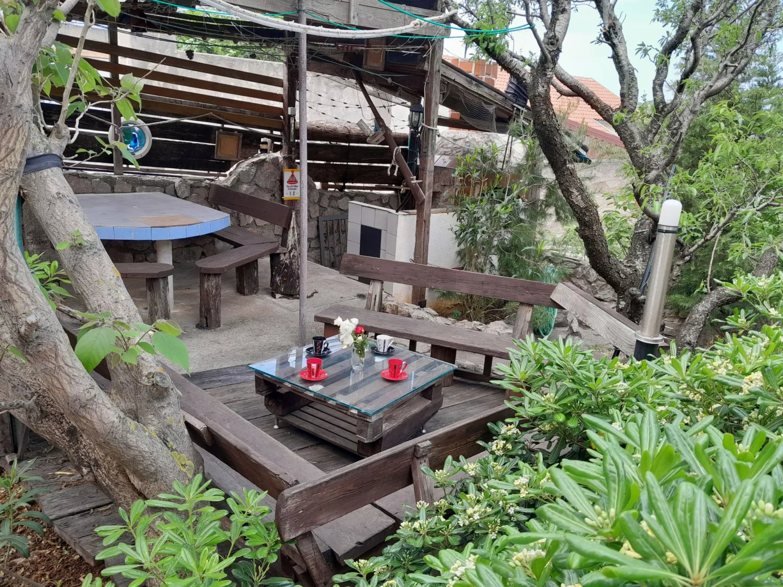 Wohnung "Tea" mit Garten, Grill und Terrasse-Draußen