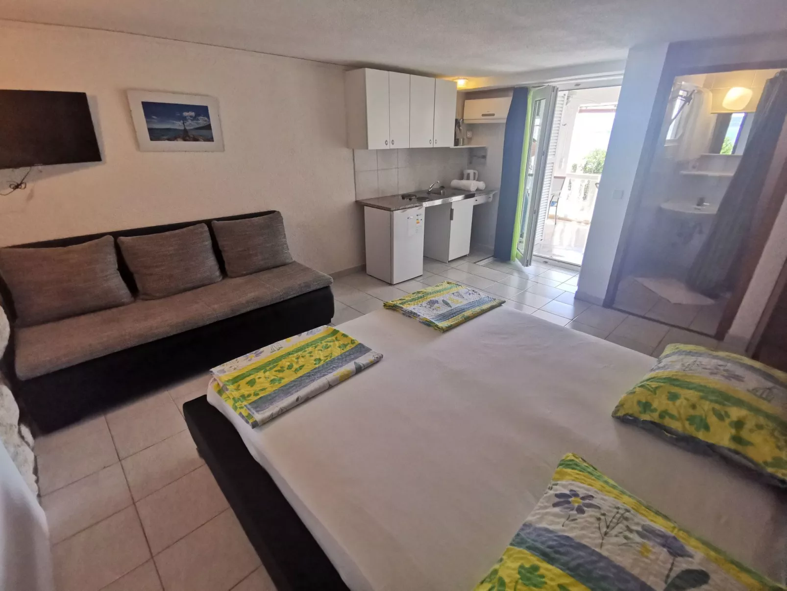 Studio für 2 Personen, 70m vom Strand entfernt - Dedans