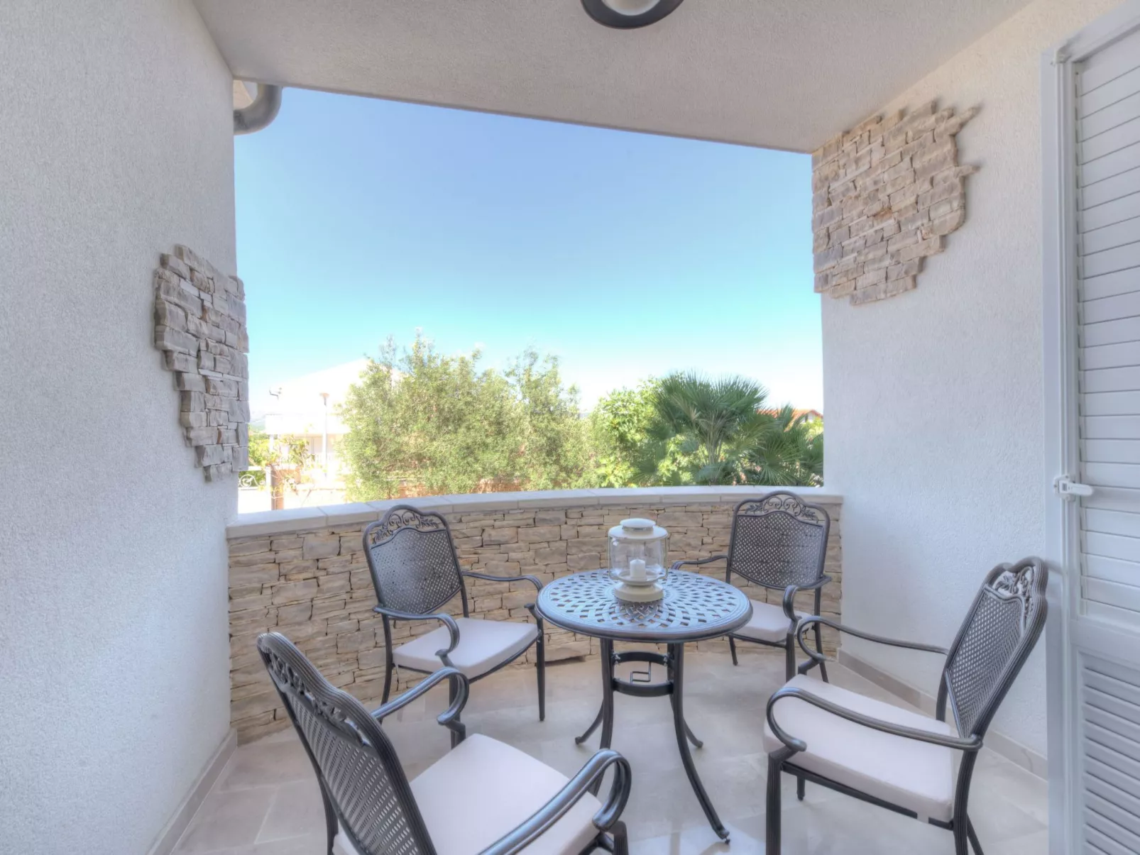 Wohnung "Villa Kos A-1" mit Pool-Draußen