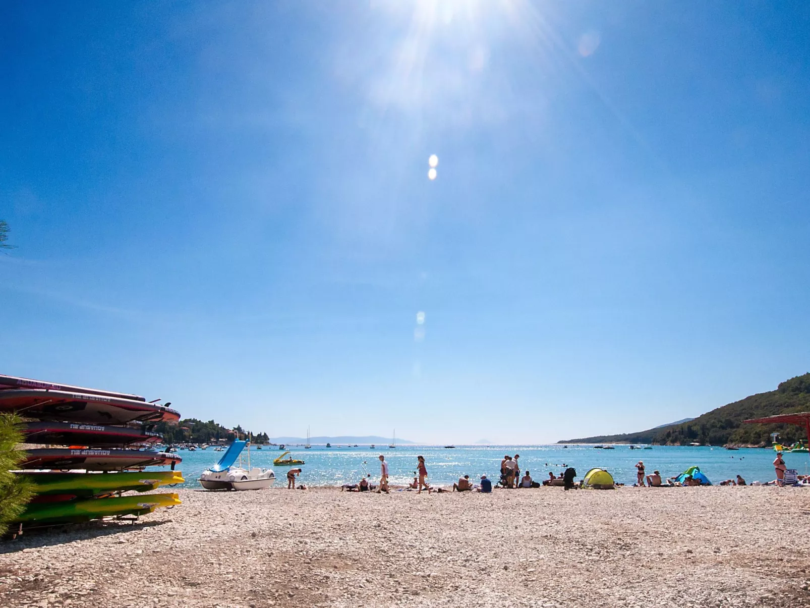 Wohnung "Ela A4" direkt am Strand-Outside